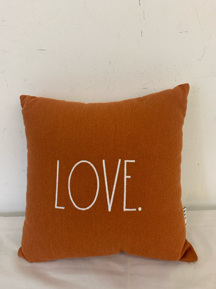 RAE DUNN LOVE PILLOW.