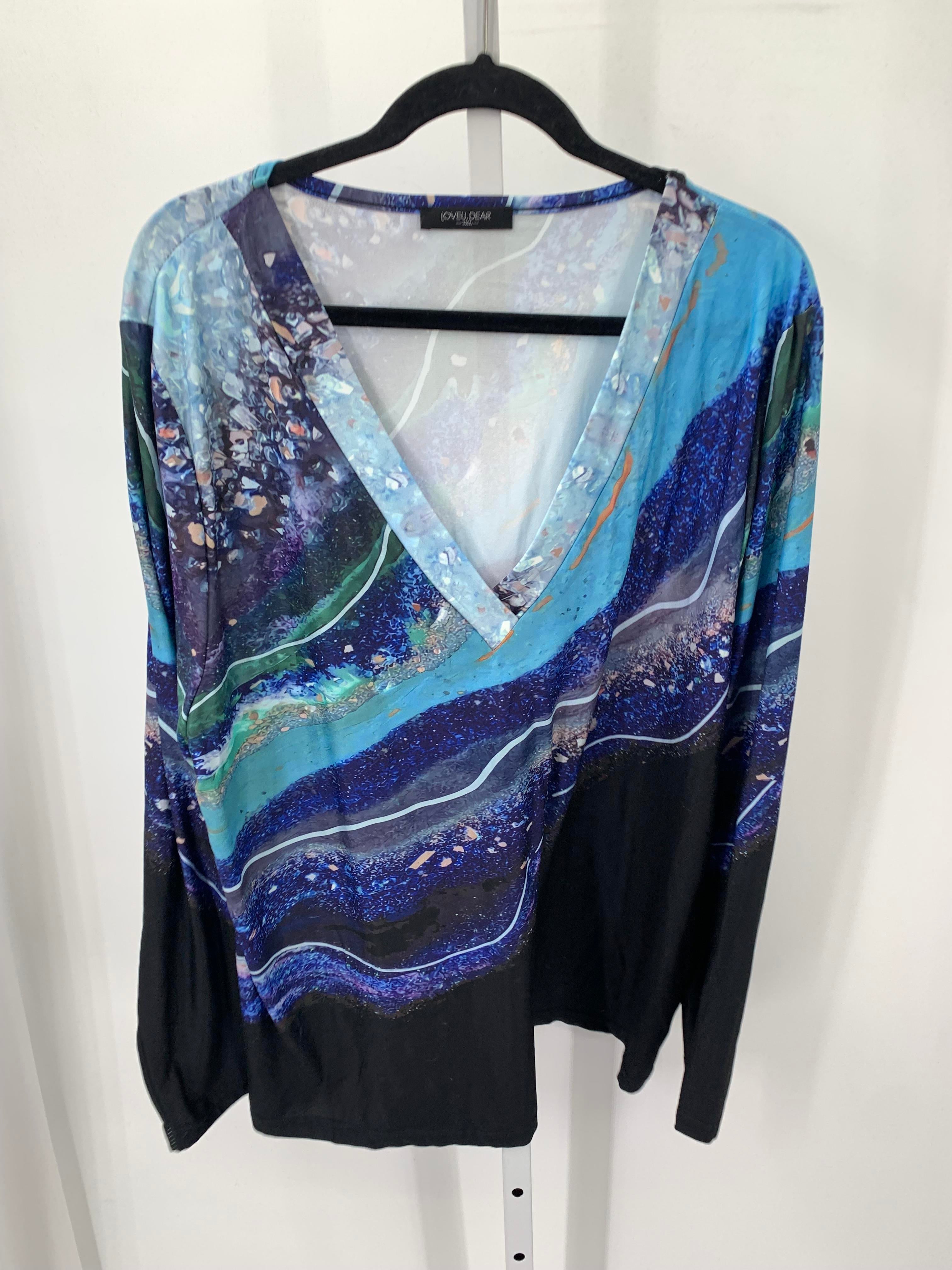 Size 3X Womens Long Sleeve Shirt