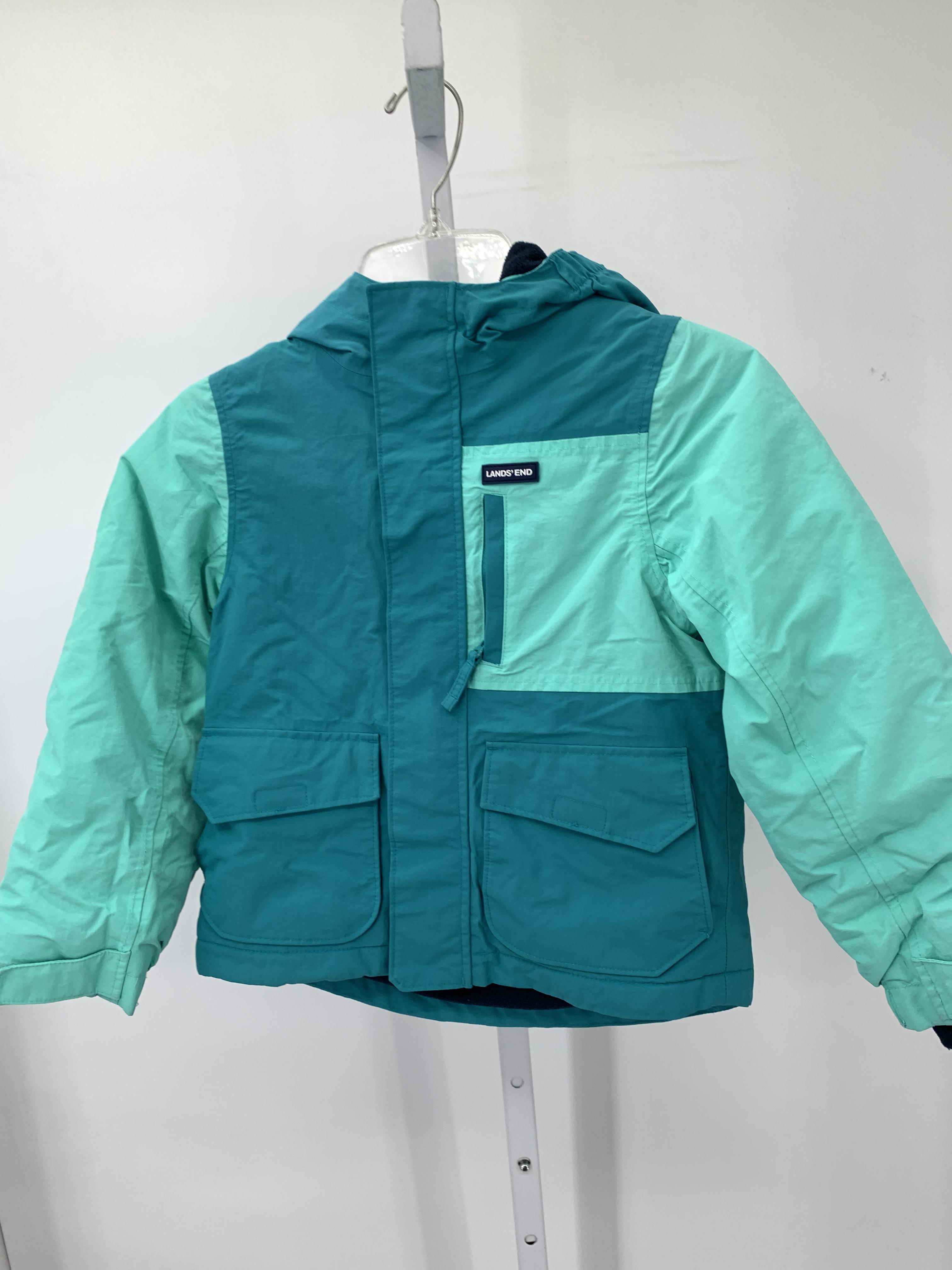 Lands End Size 4-6 Girls Winter Coat