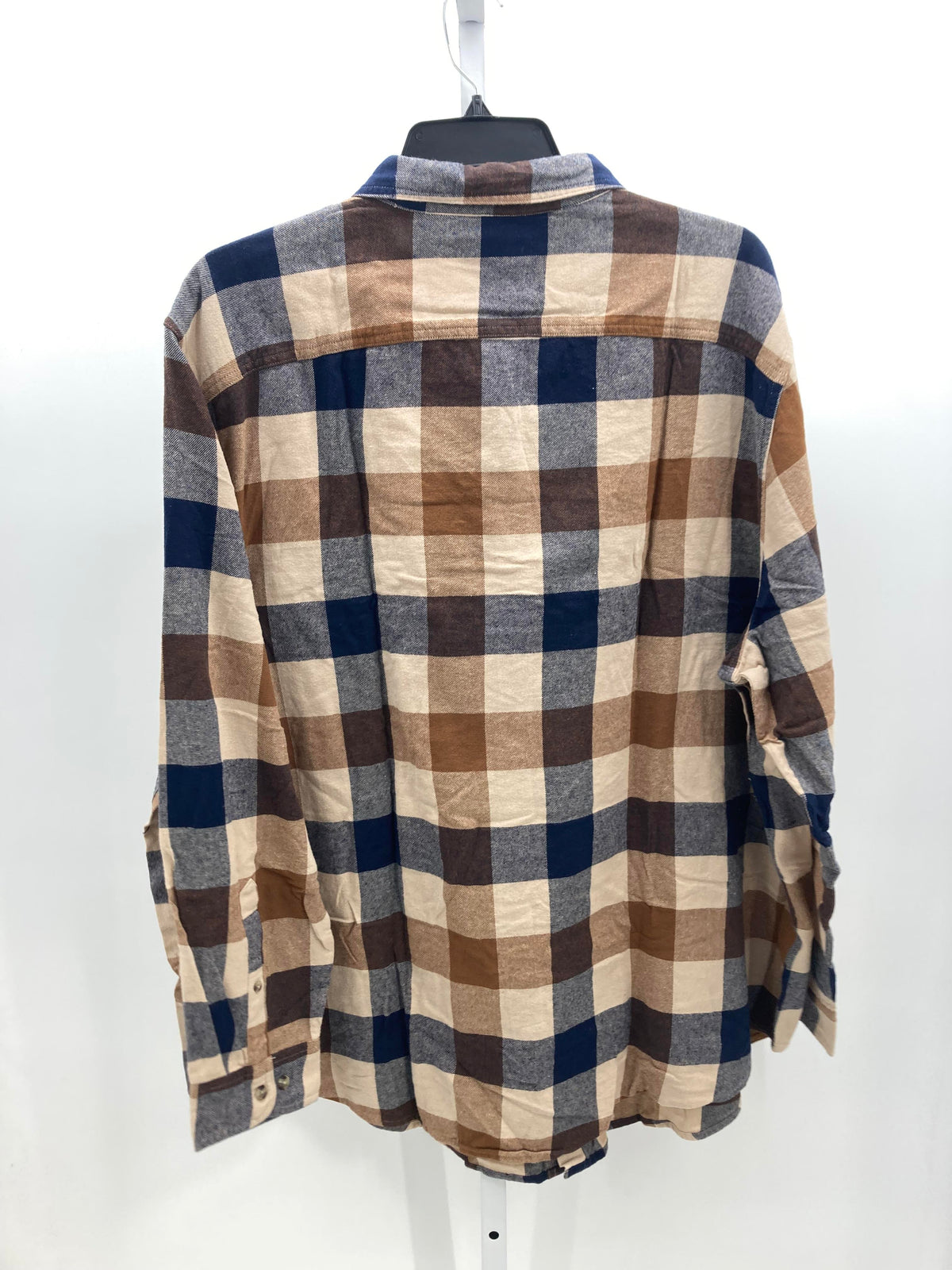NEW PLAID BTN DOWN