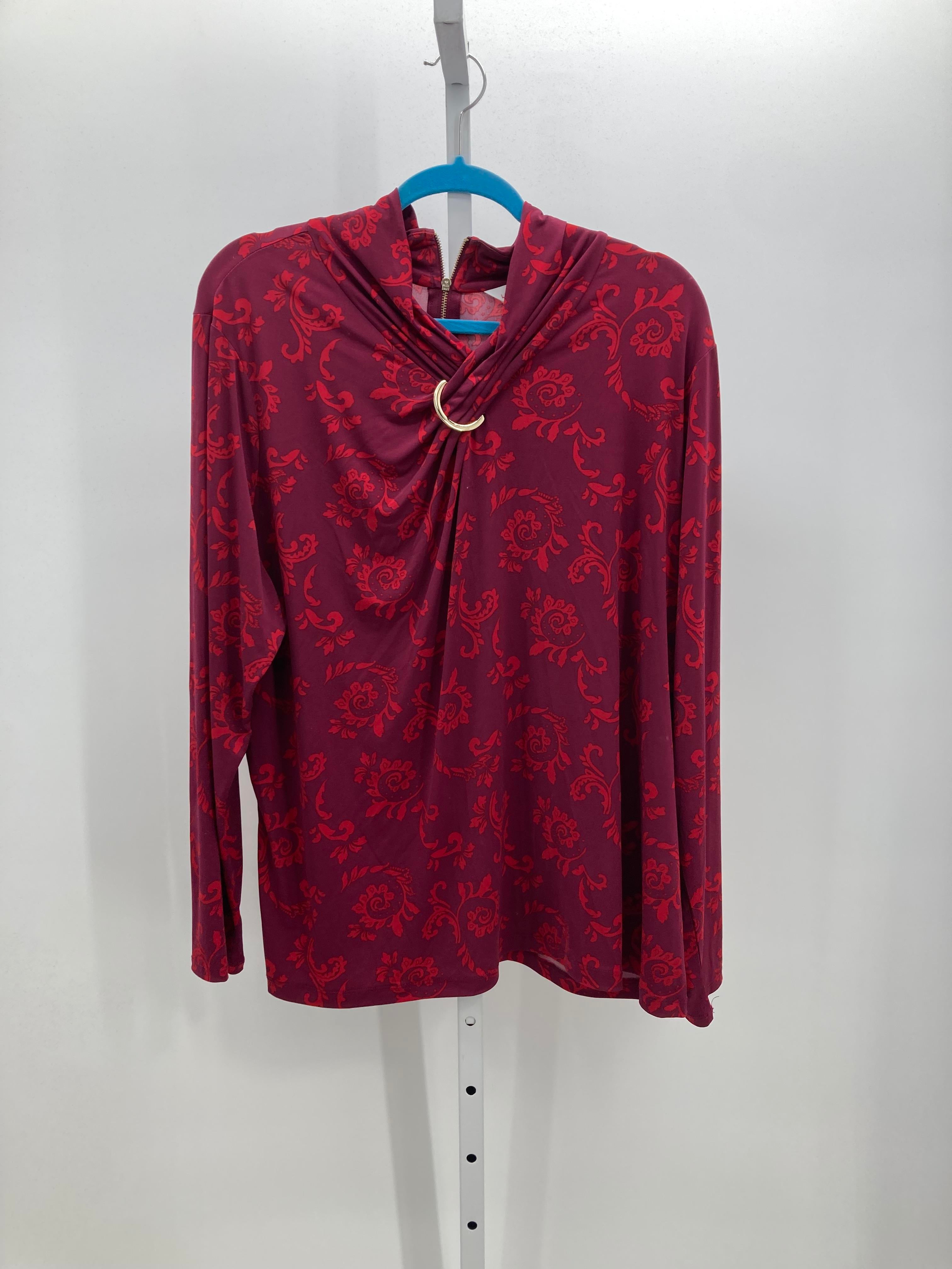 Liz Claiborne Size 1X Womens Long Sleeve Shirt