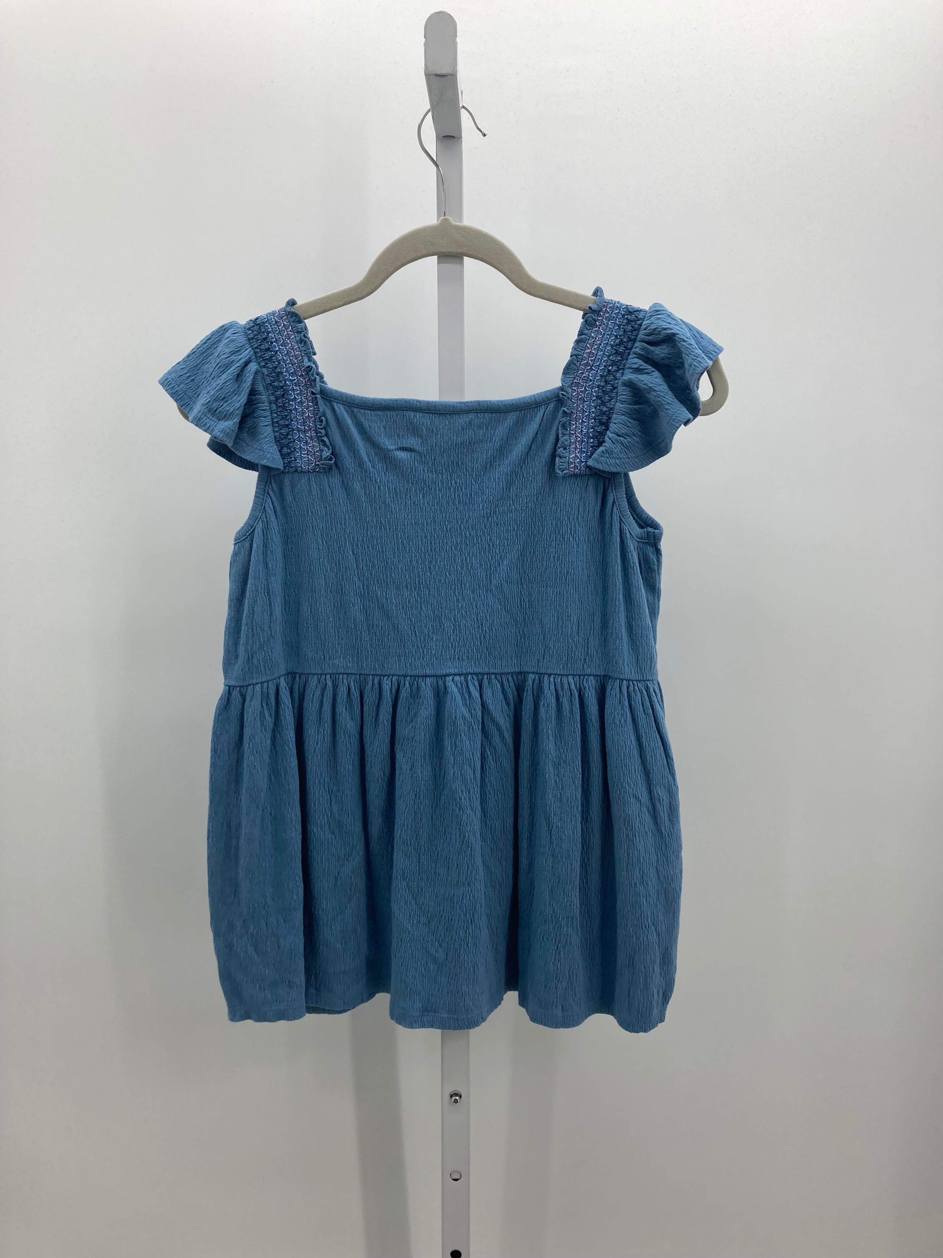 Lands End Size 14-16 Girls Short Sleeve Shirt