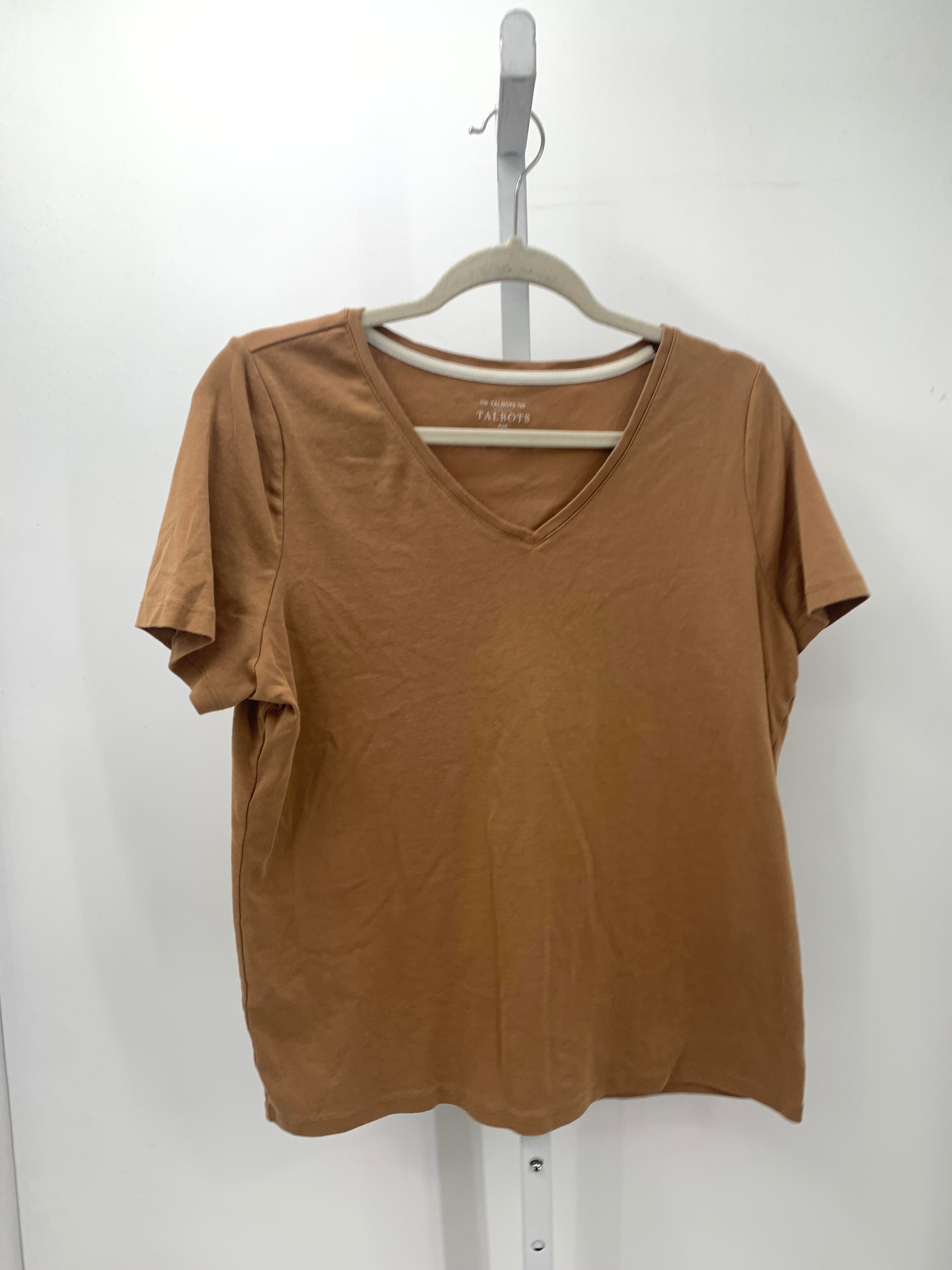 Talbots Size 1X Womens Short Sleeve Shirt