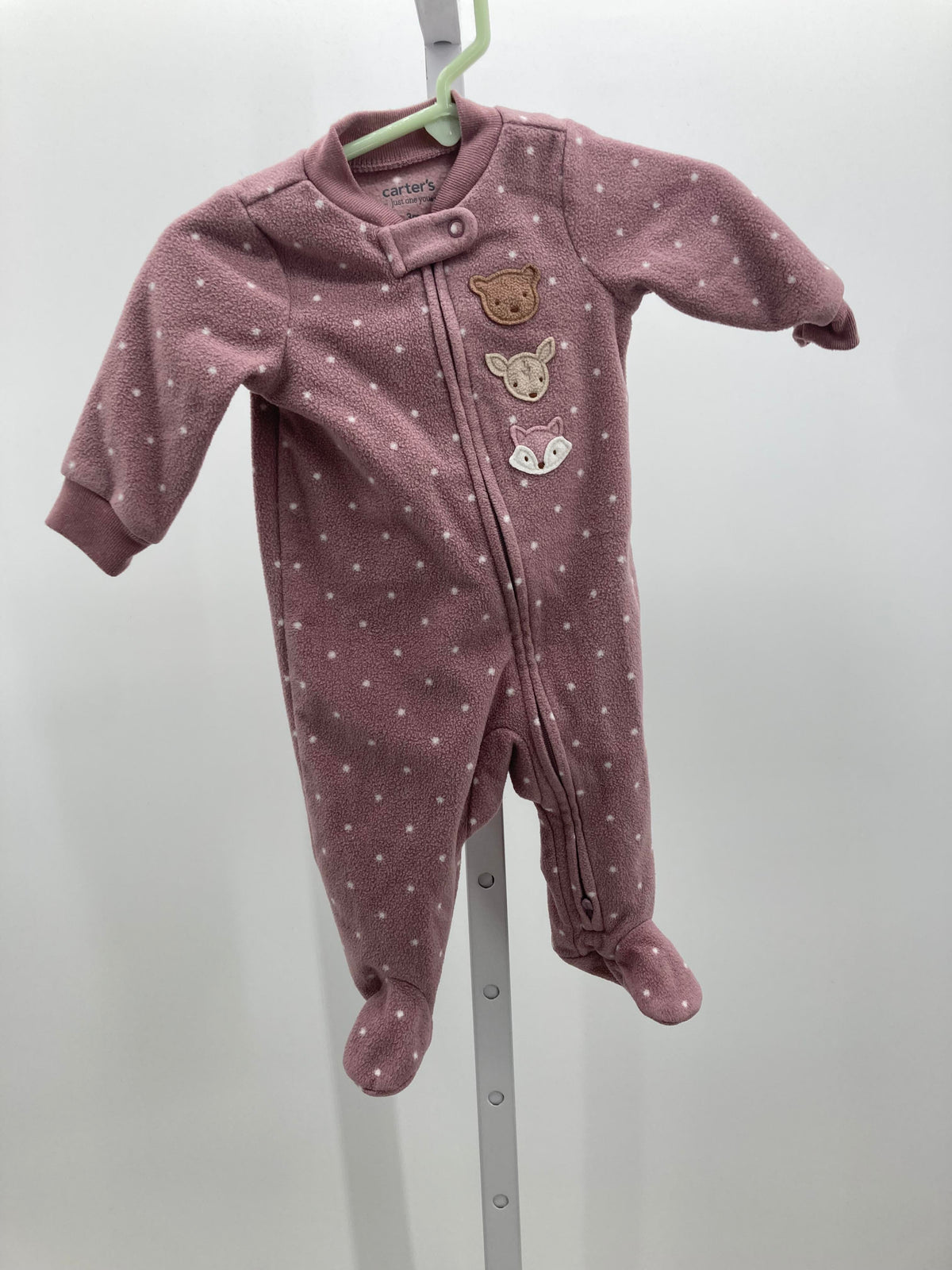 Carters Size 3 Months Girls Long Slv. Romper
