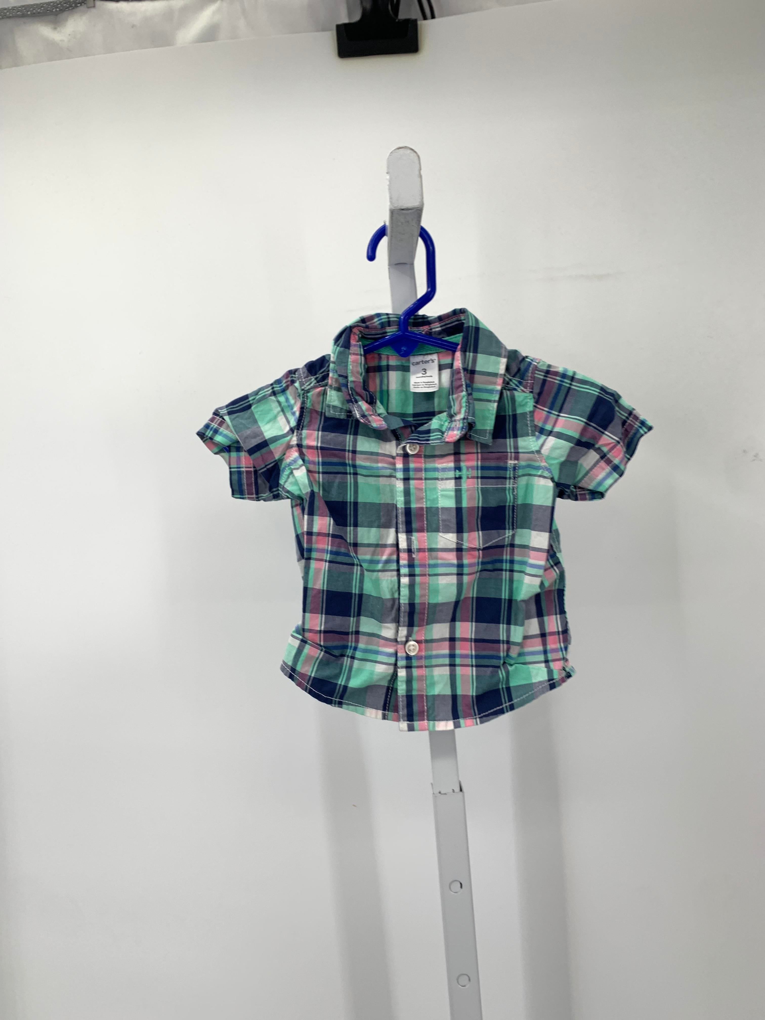 PLAID BTN DOWN