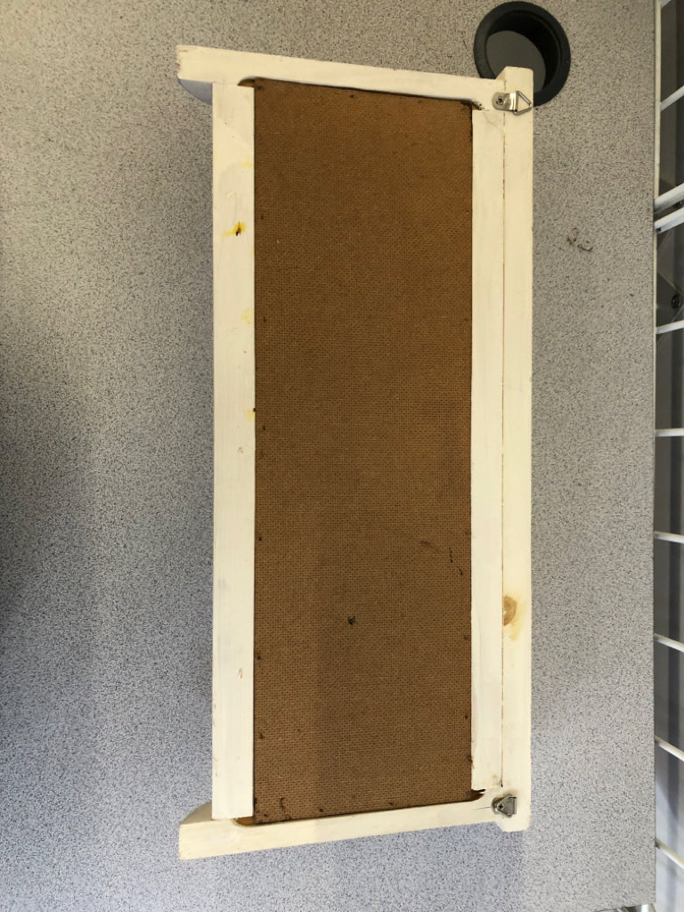 TINKERBELL WALL HANGING SMALL SHELF W HOOKS.