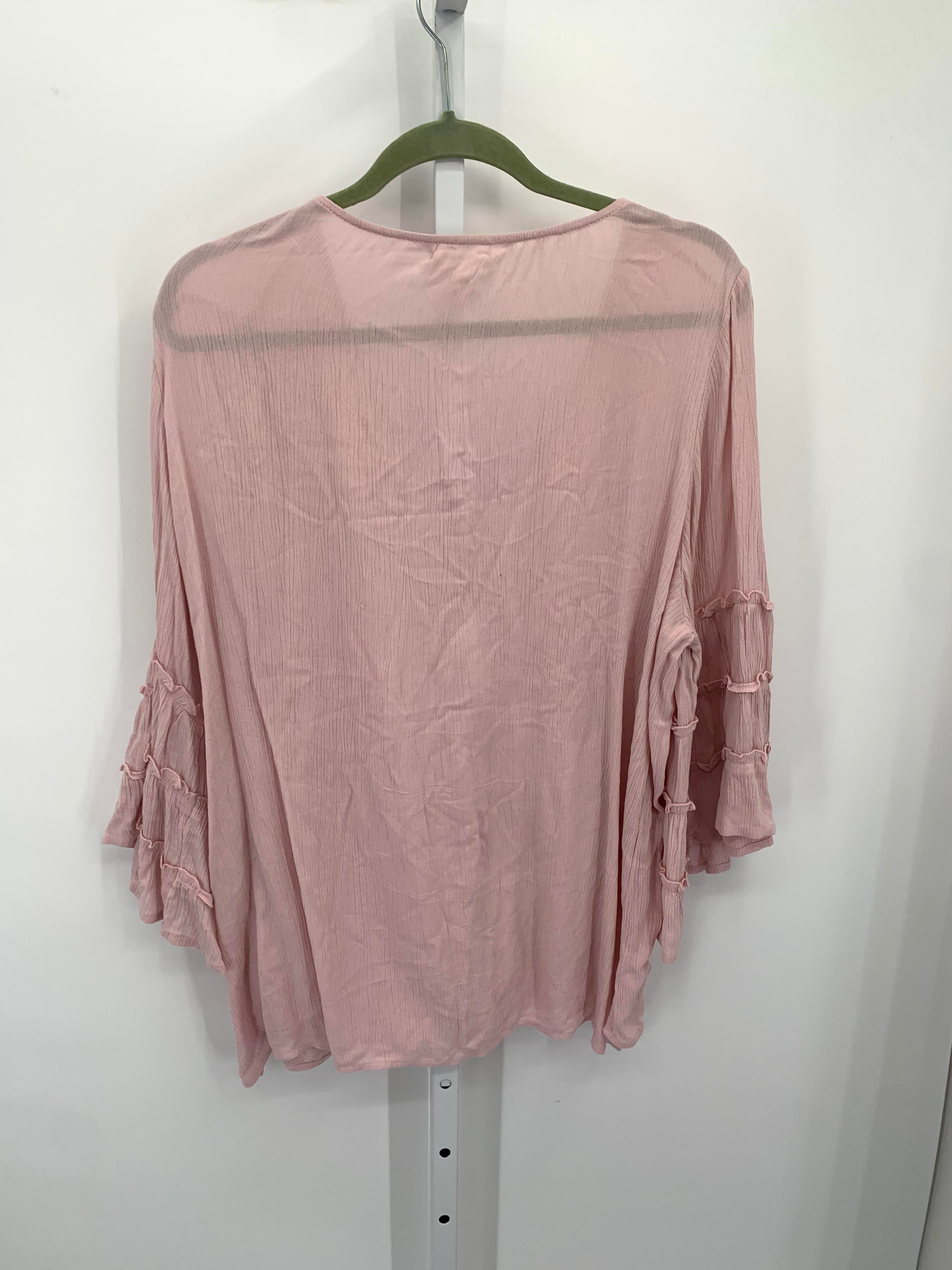 Maurices Size 0X Womens Short Sleeve Shirt