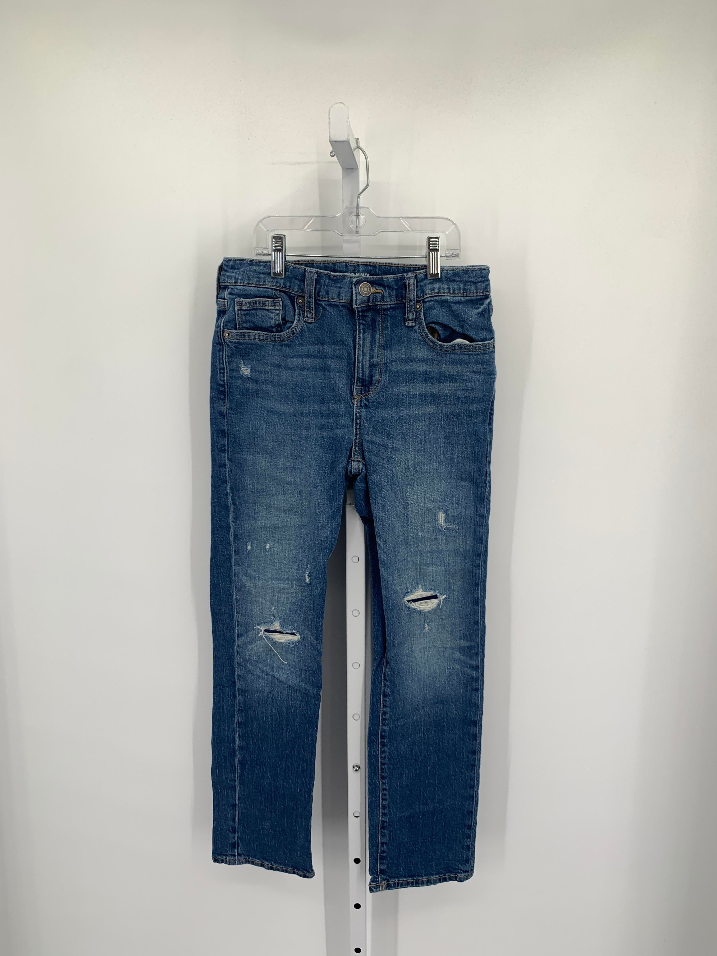 ADJ WAIST SLIM DISTRESSED