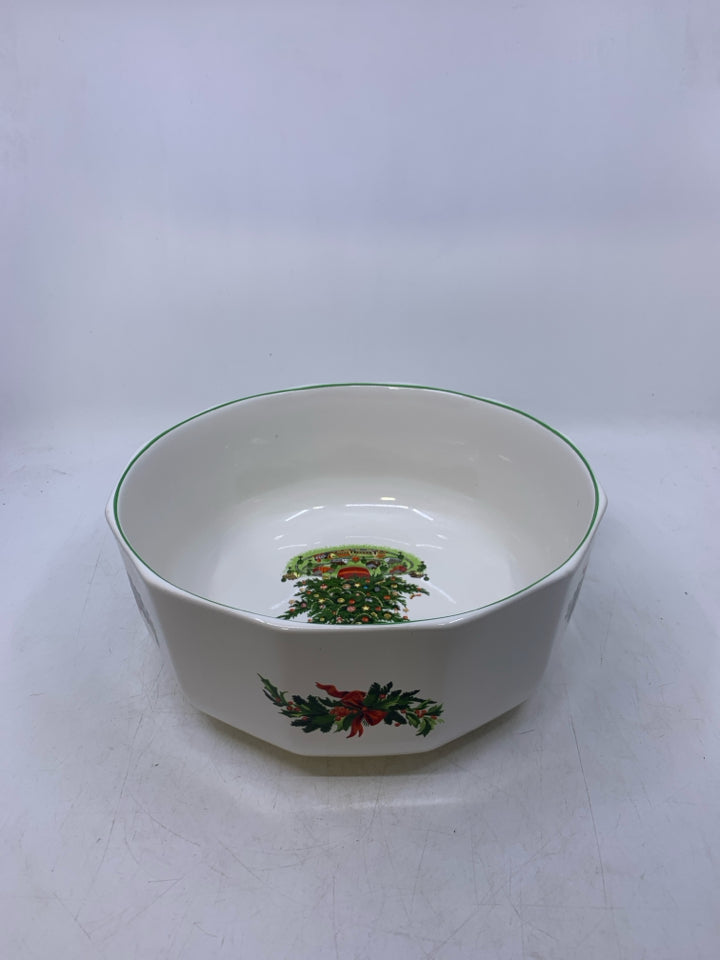 LG PFALTGRAFF CHRISTMAS HERITAGE SERVING BOWL.