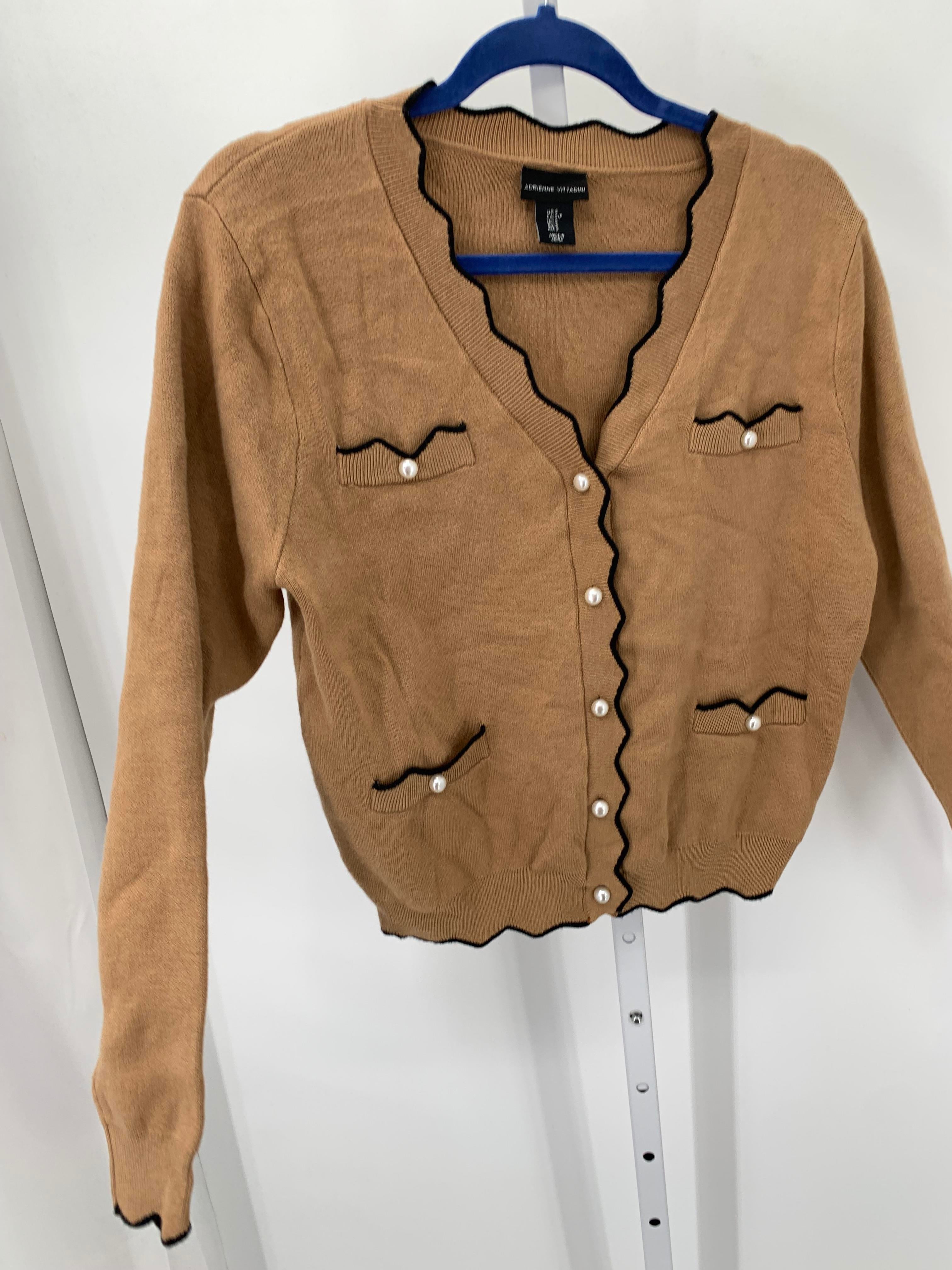 Adrienne Vittadini Size Small Misses Long Slv Sweater