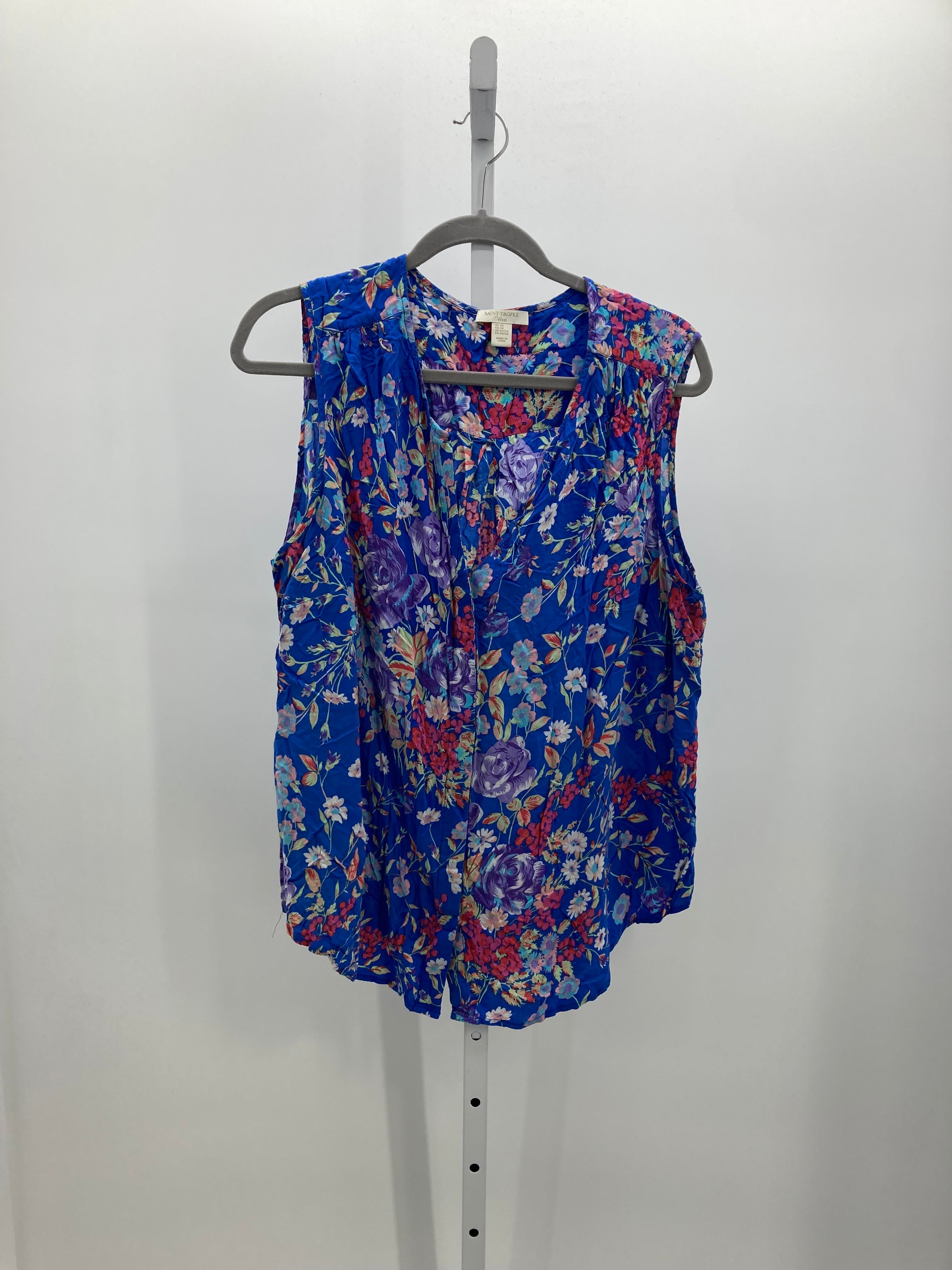 Saint Toppez West Size 2X Womens Sleeveless Shirt