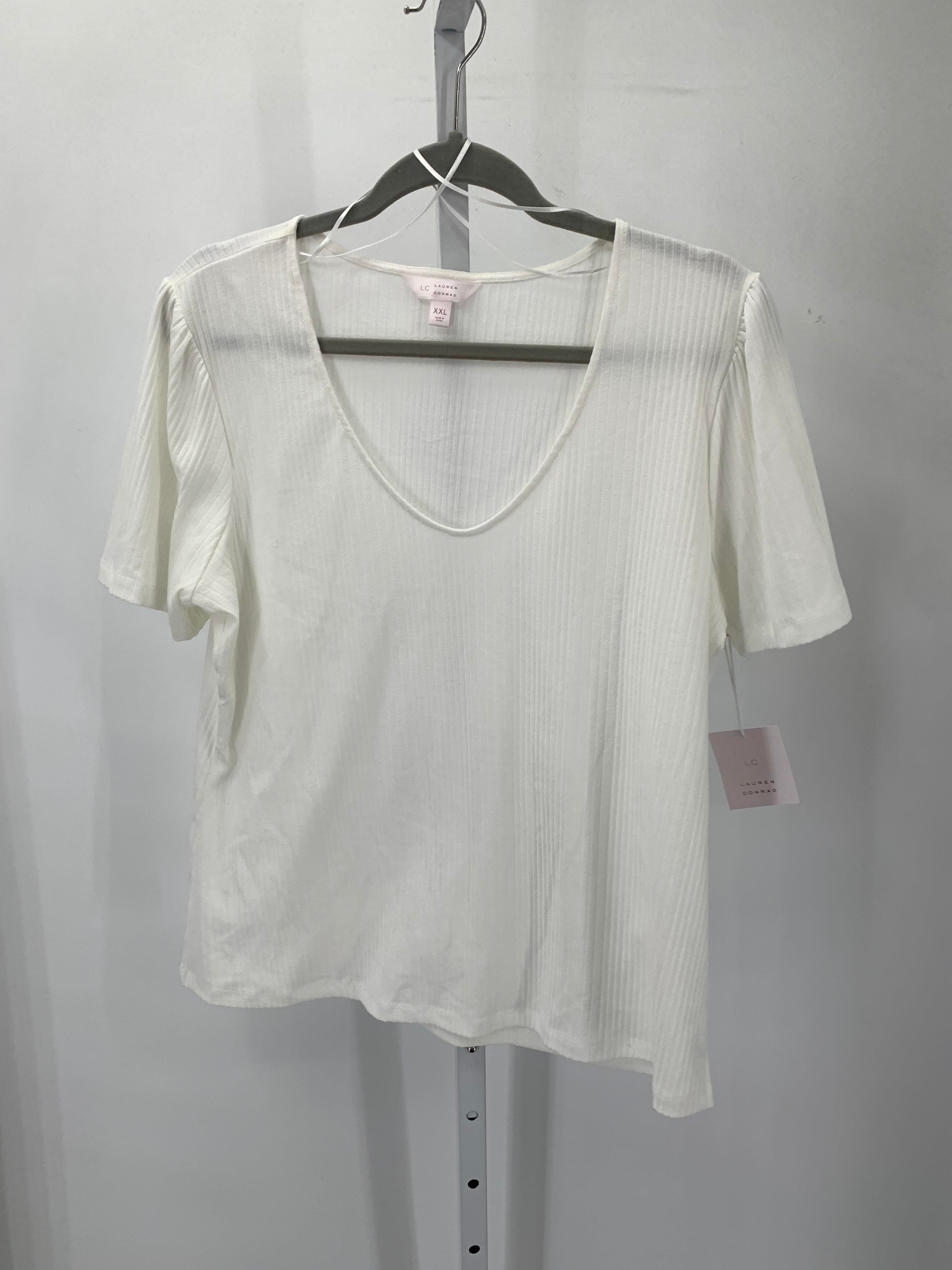 Lauren Conrad Size XXL Misses Short Sleeve Shirt