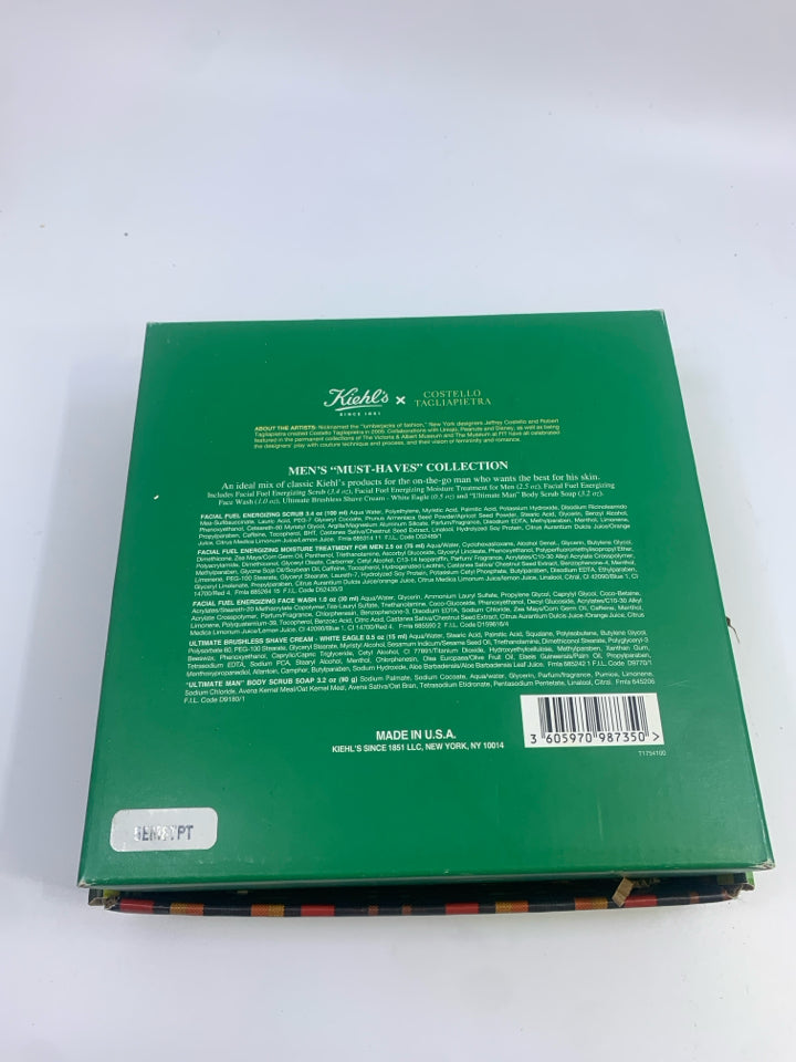 NEW KIEHLS MENS BATH SET.