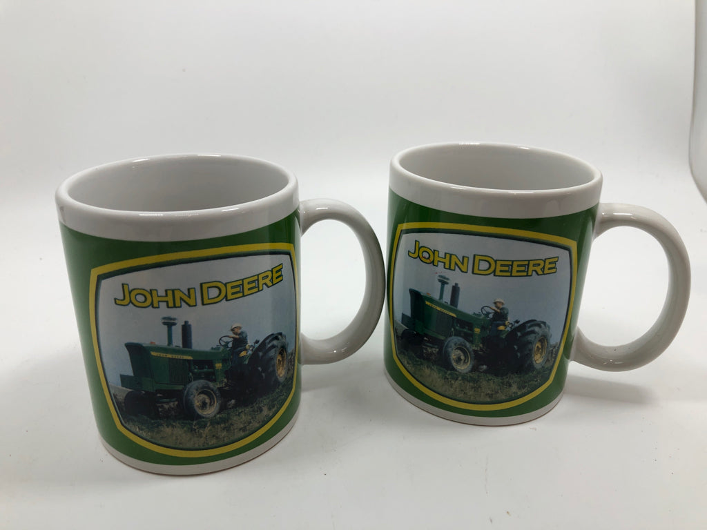2 JOHN DEERE MUGS
