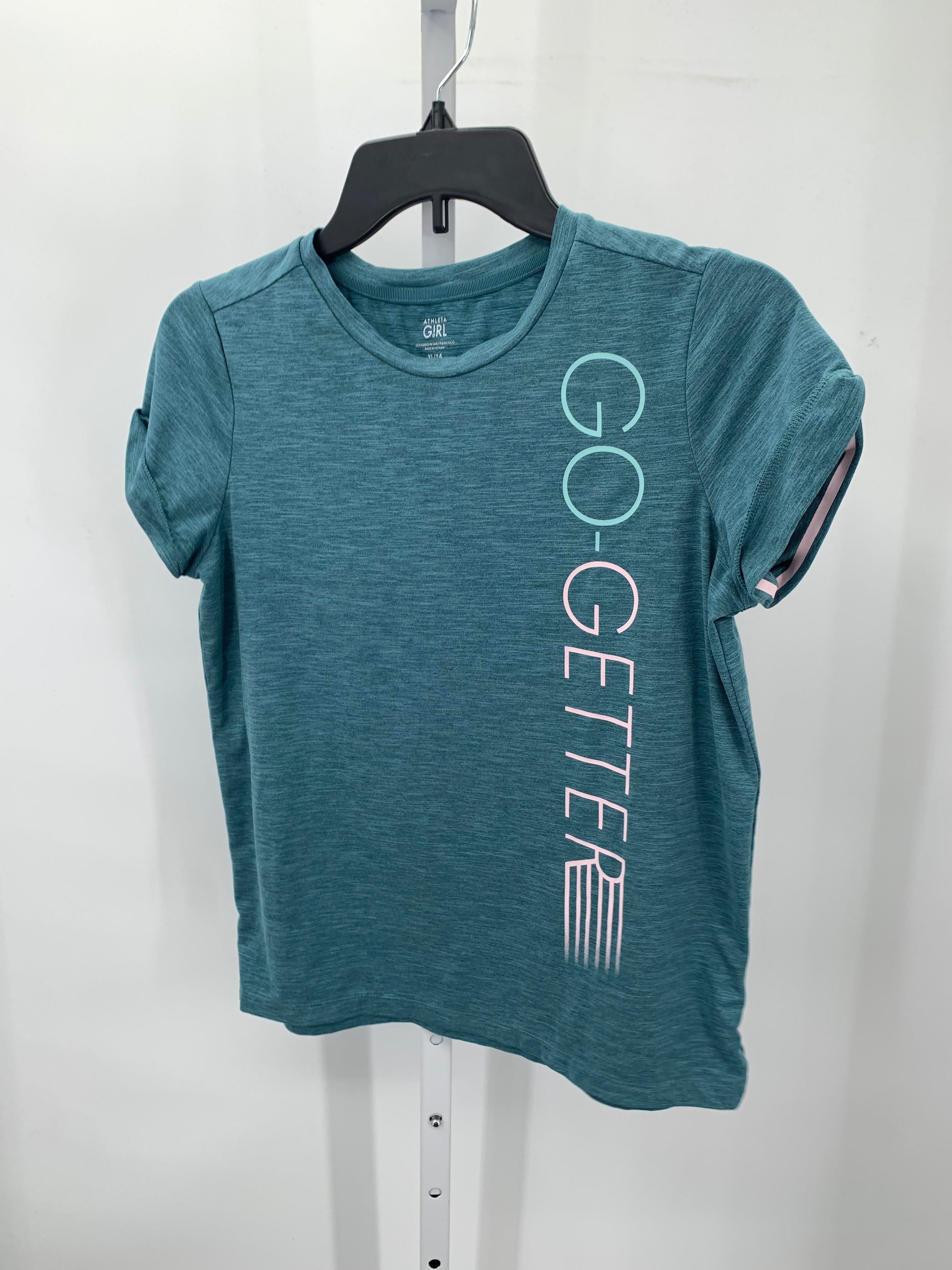 Athleta Size 14 Girls Short Sleeve Shirt