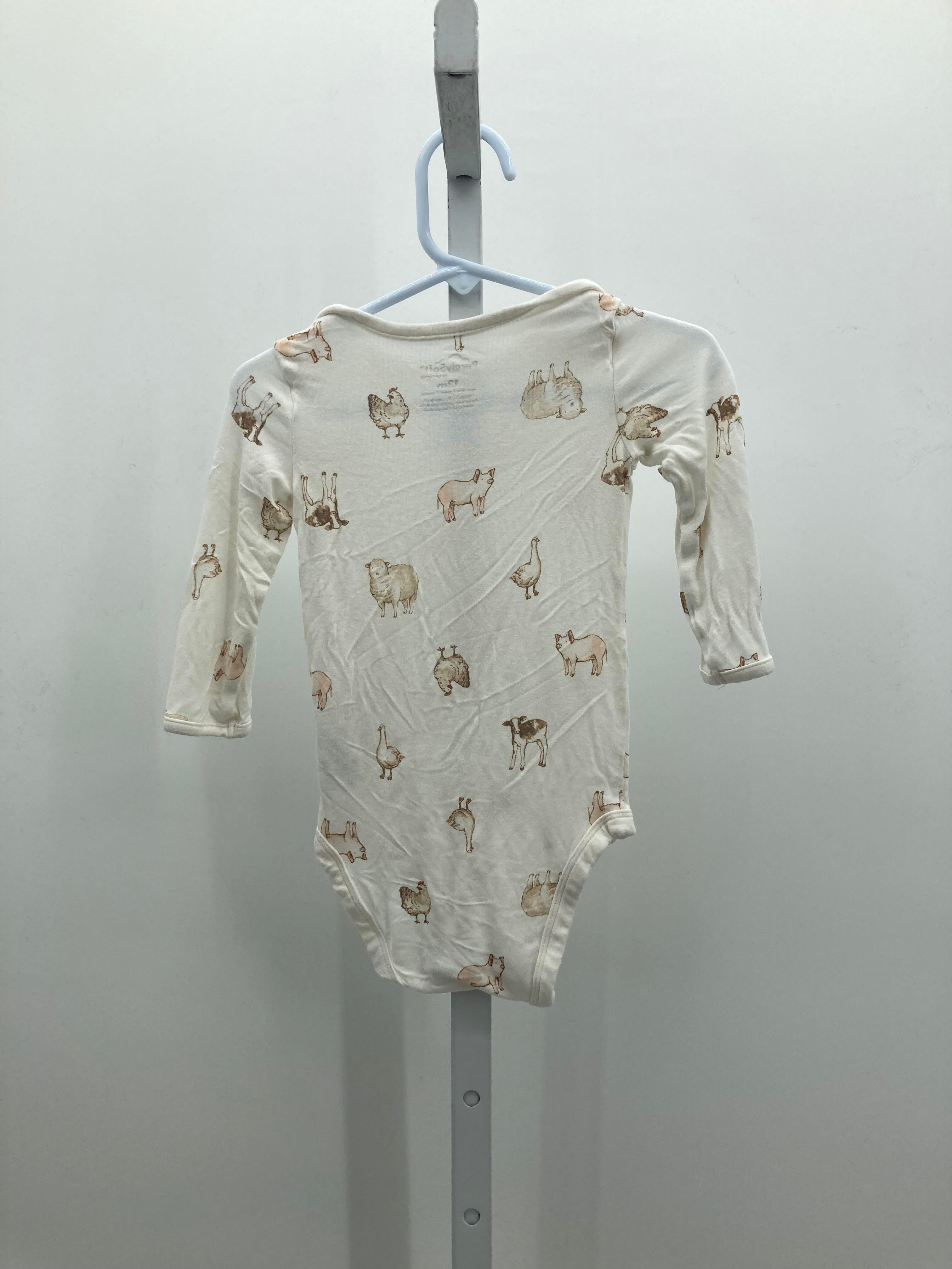 Carters Size 12 Months Girls Long Sleeve Shirt