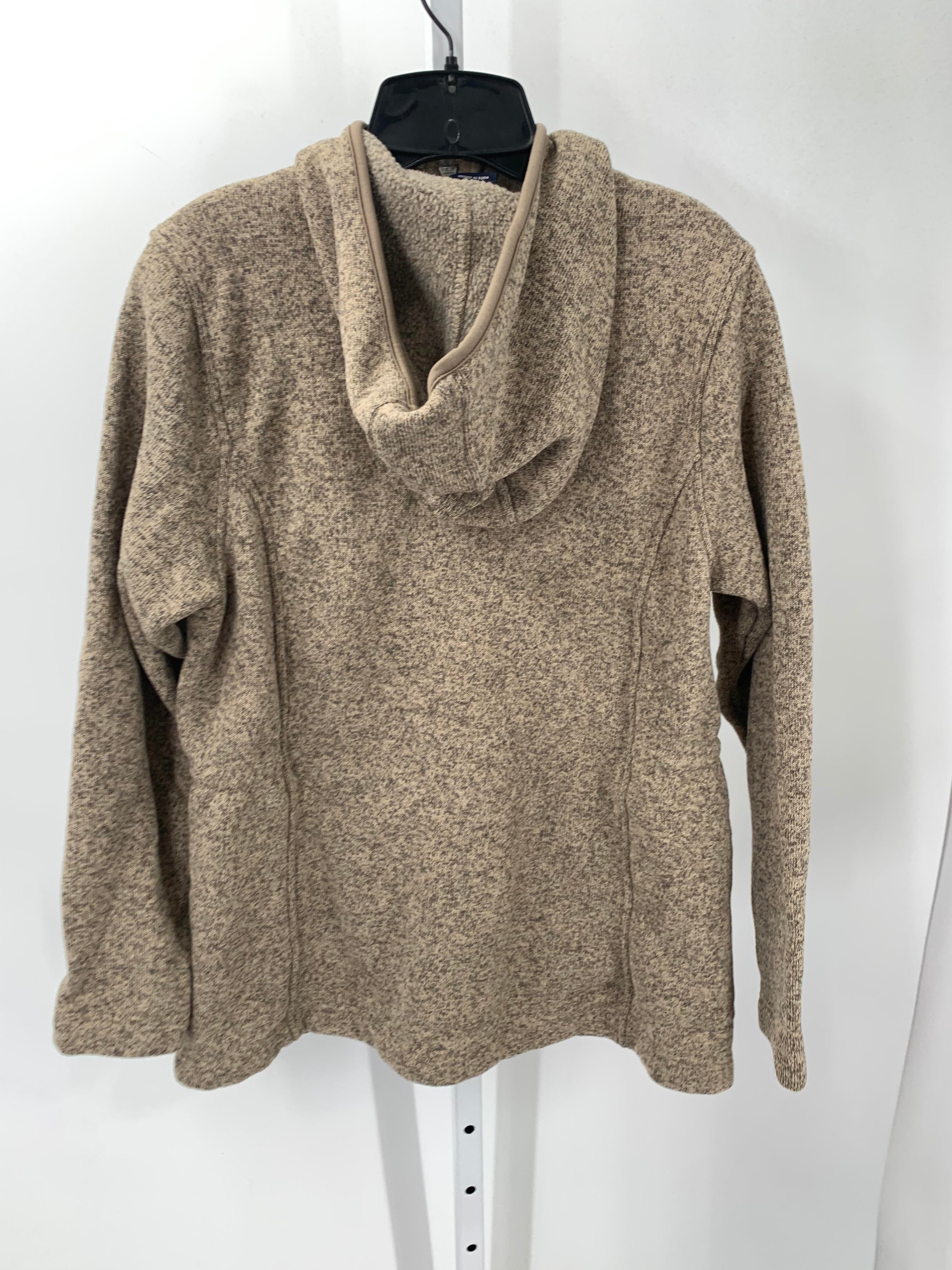 Lands End Size Large Misses Sweat Jacket