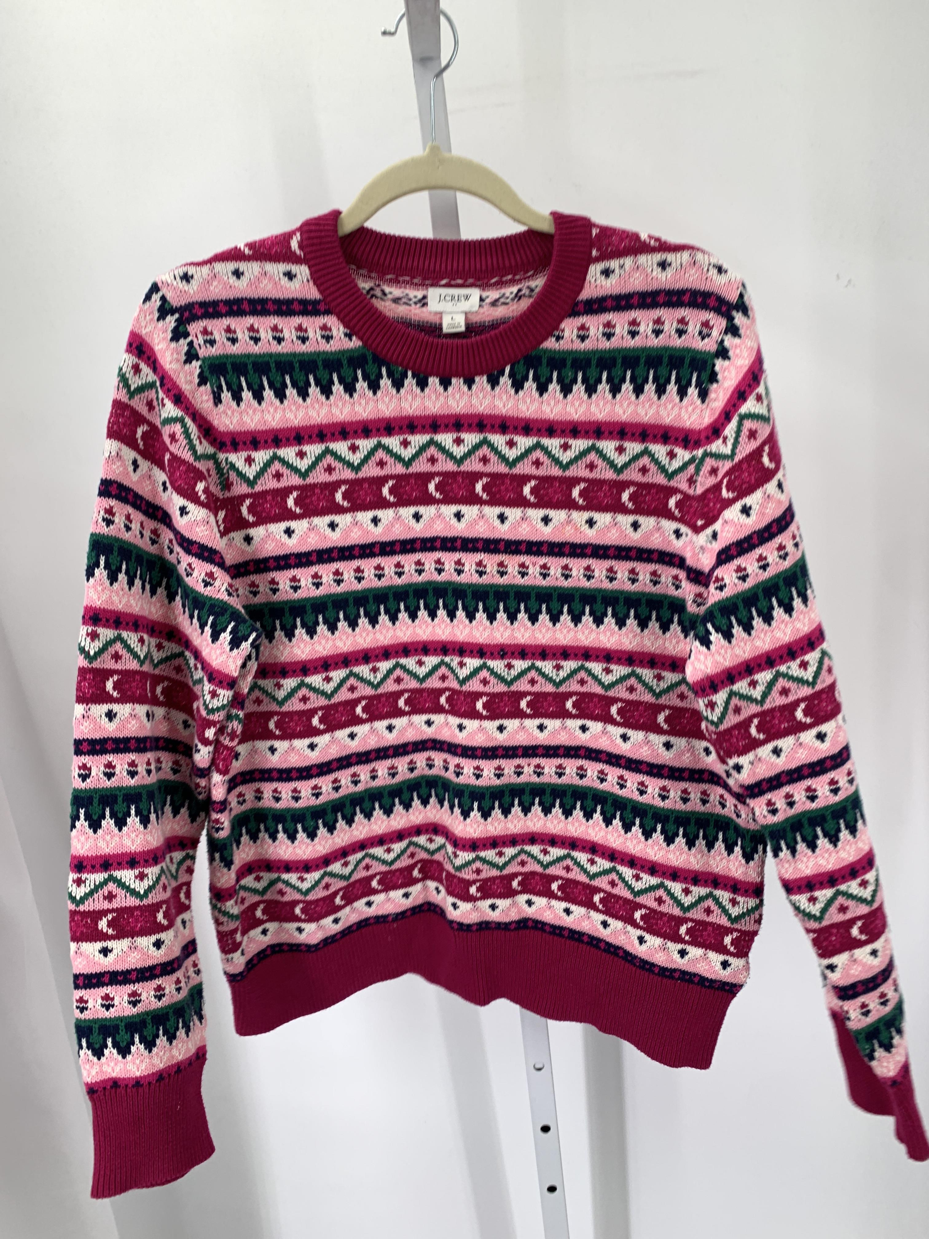 J. Crew Size Large Misses Long Slv Sweater