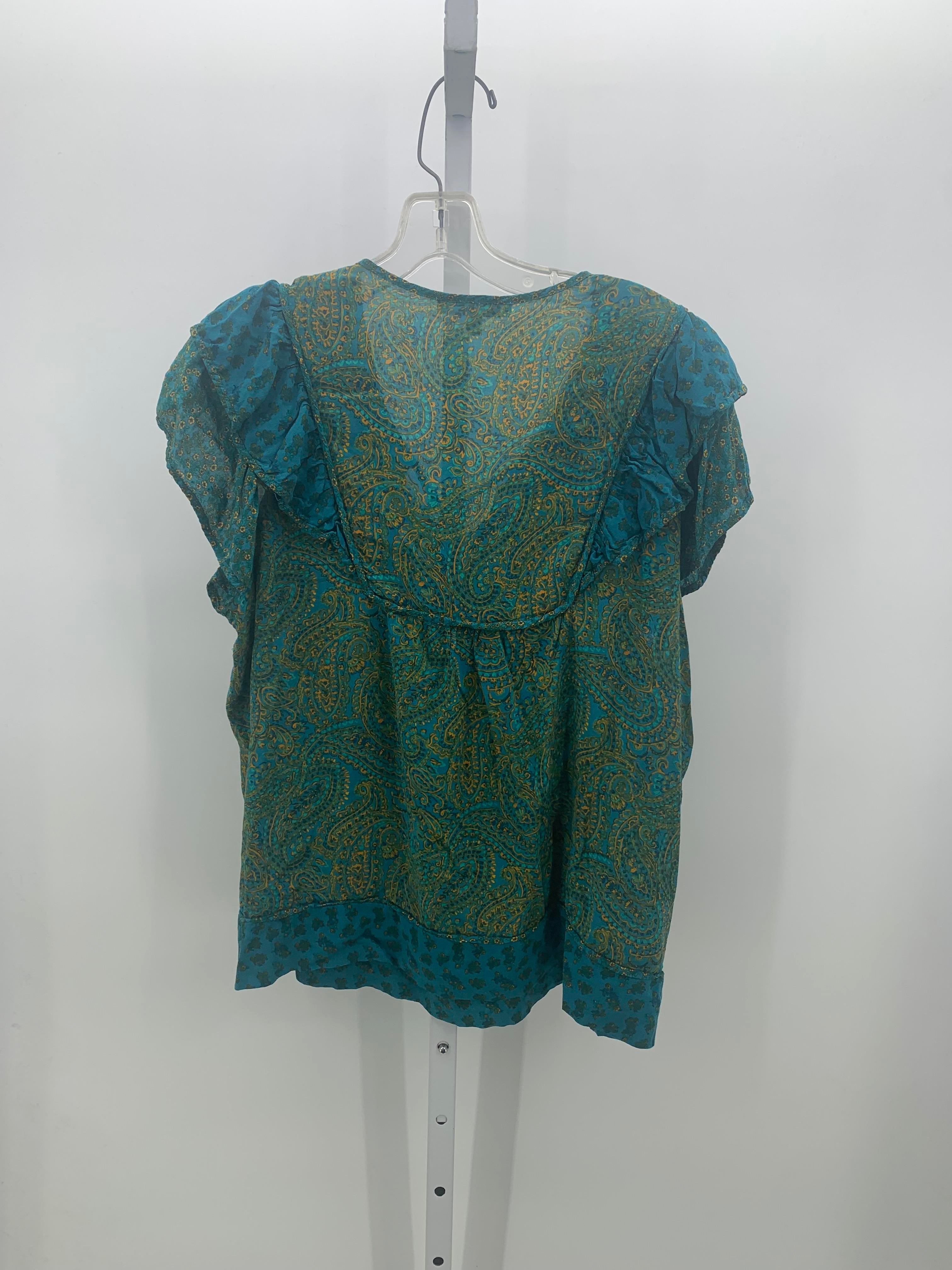 Size Extra Large Misses Short Sleeve Shirt
