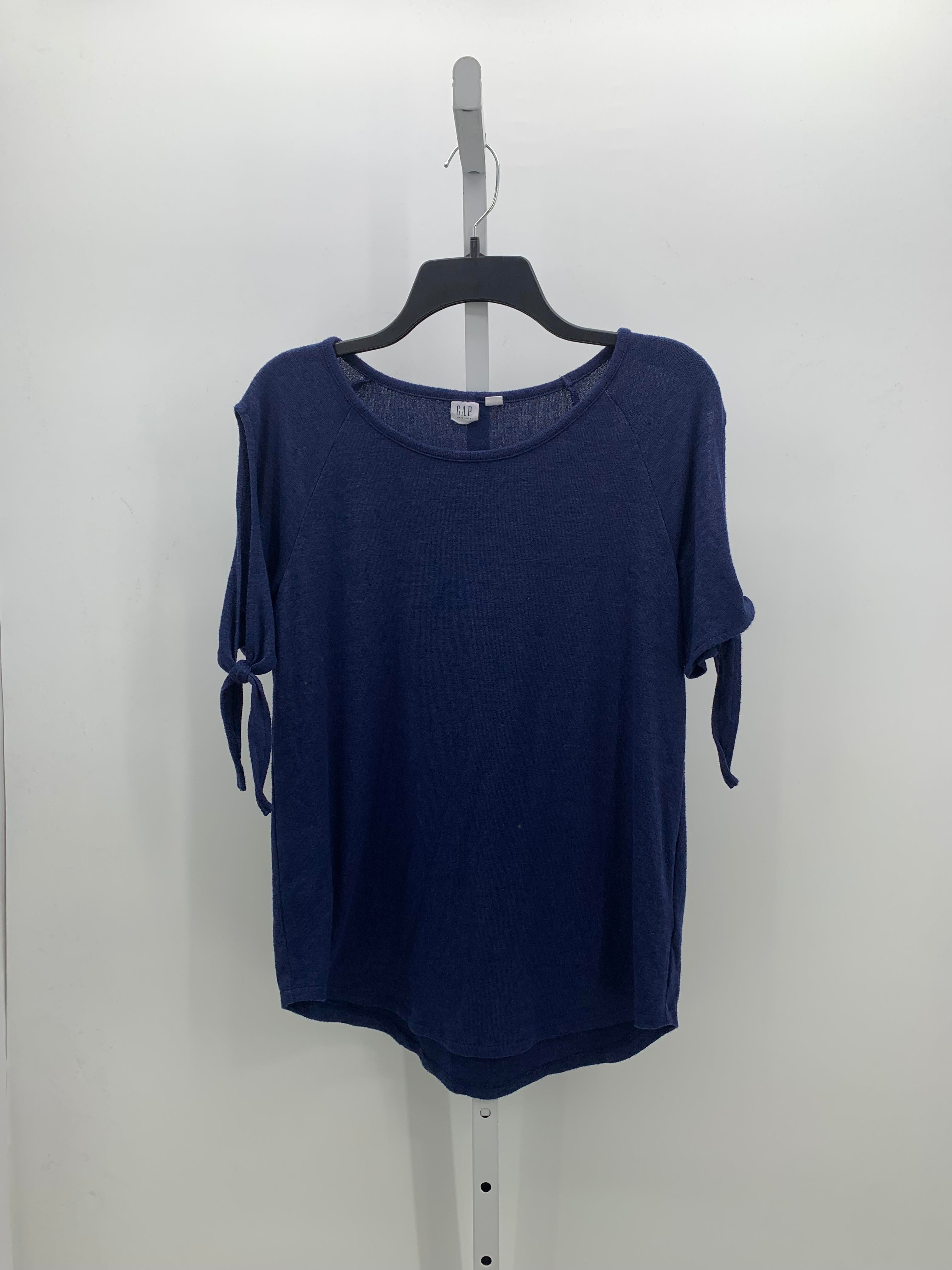 Gap Navy Size Small Maternity Short Sleeve Shirt