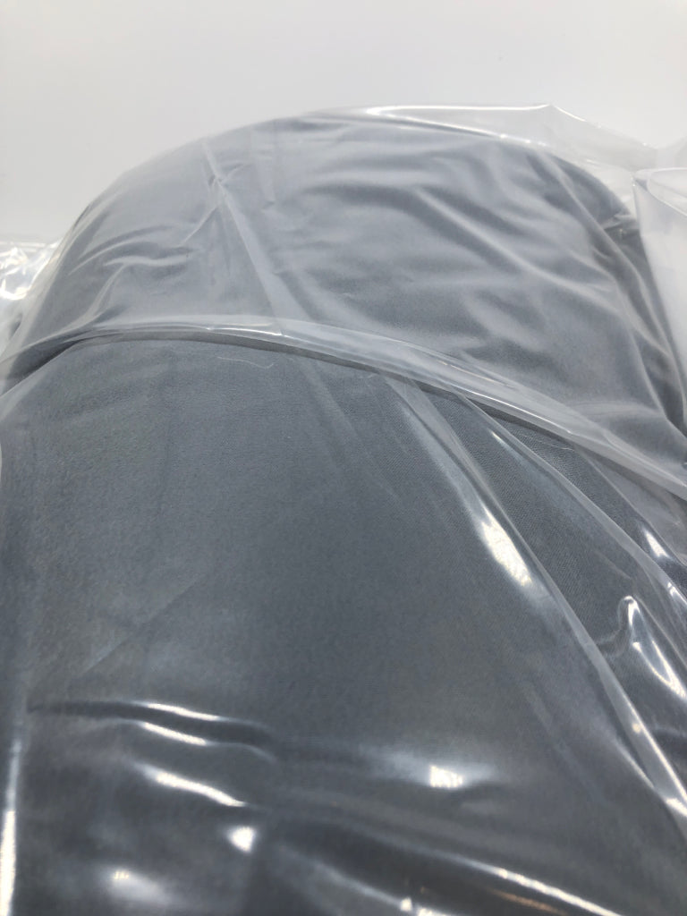 NIB GREY COMFORTER SET.