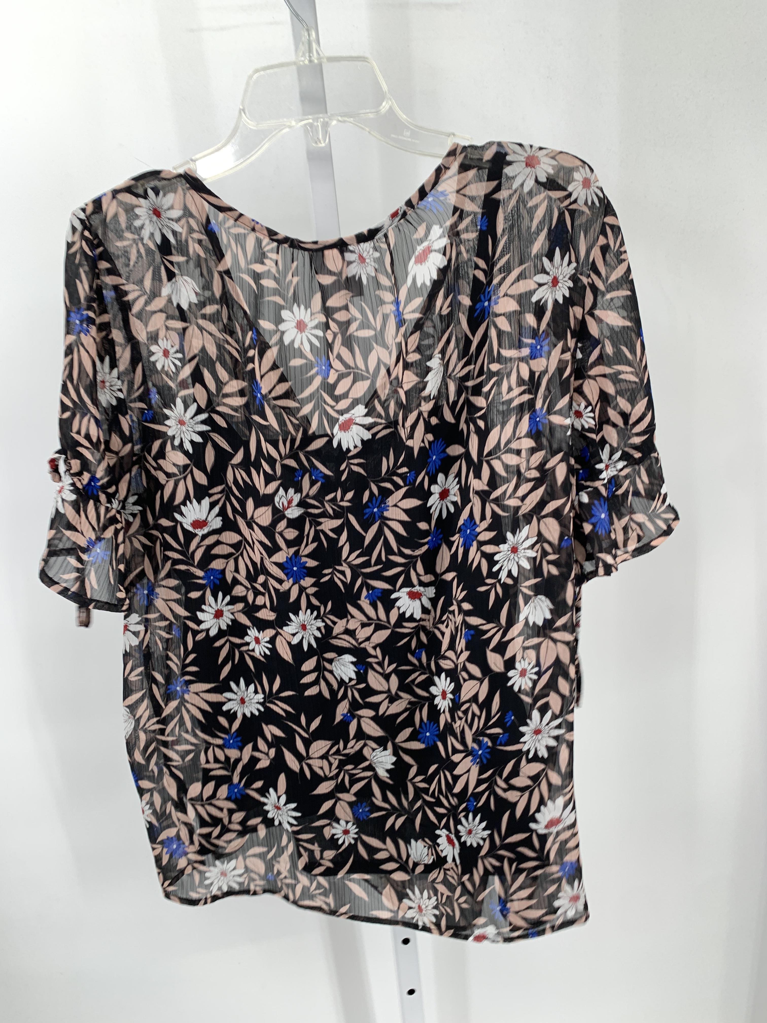 Liz Claiborne Size Extra Large Misses Short Sleeve Shirt