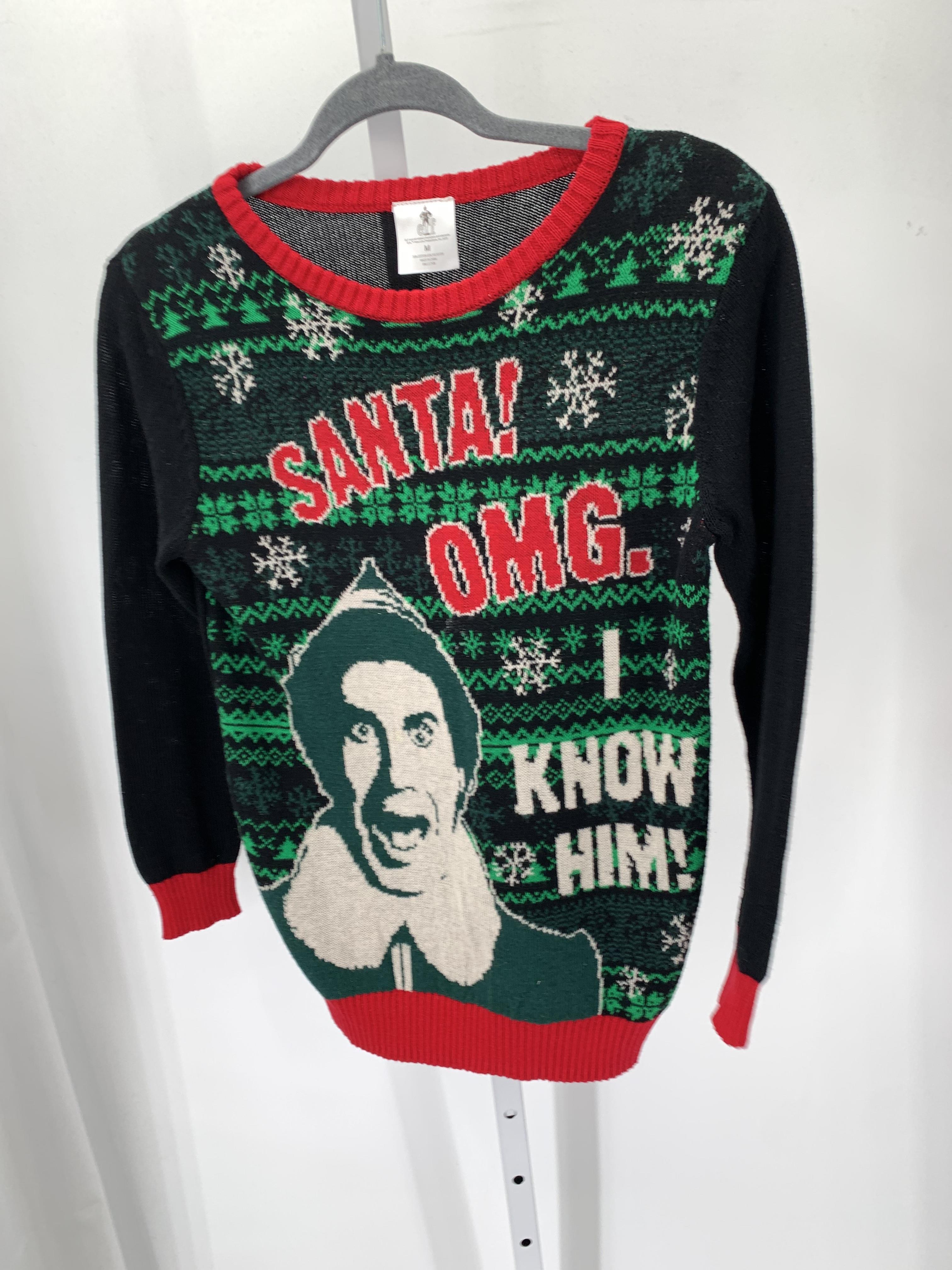 LONG SLV SWEATER SANTA! OMG.
