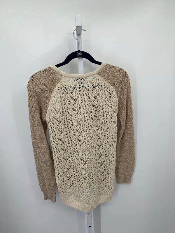 JJ Basics Size Small Misses Long Slv Sweater