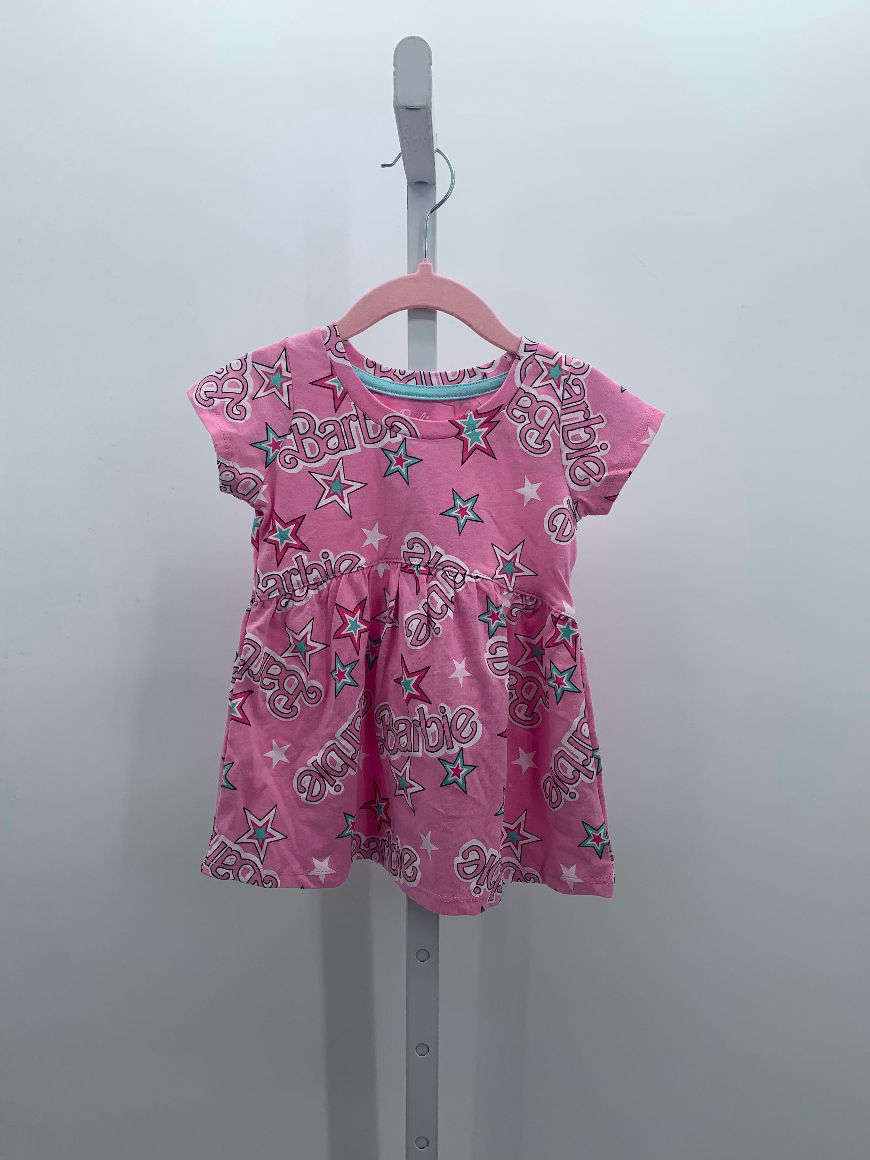 Barbie Size 12 Months Girls Short Sleeve Dress