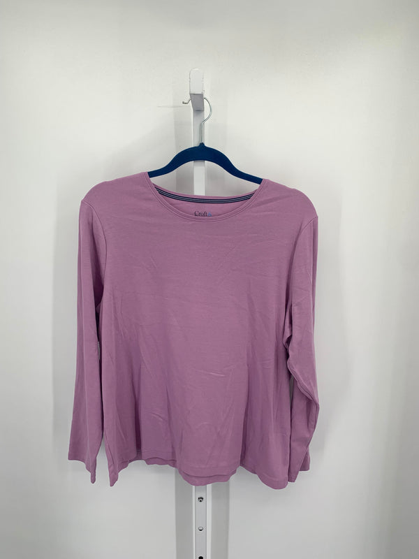 Croft & Barrow Size XX Large Petite Petite Long Sleeve Shirt