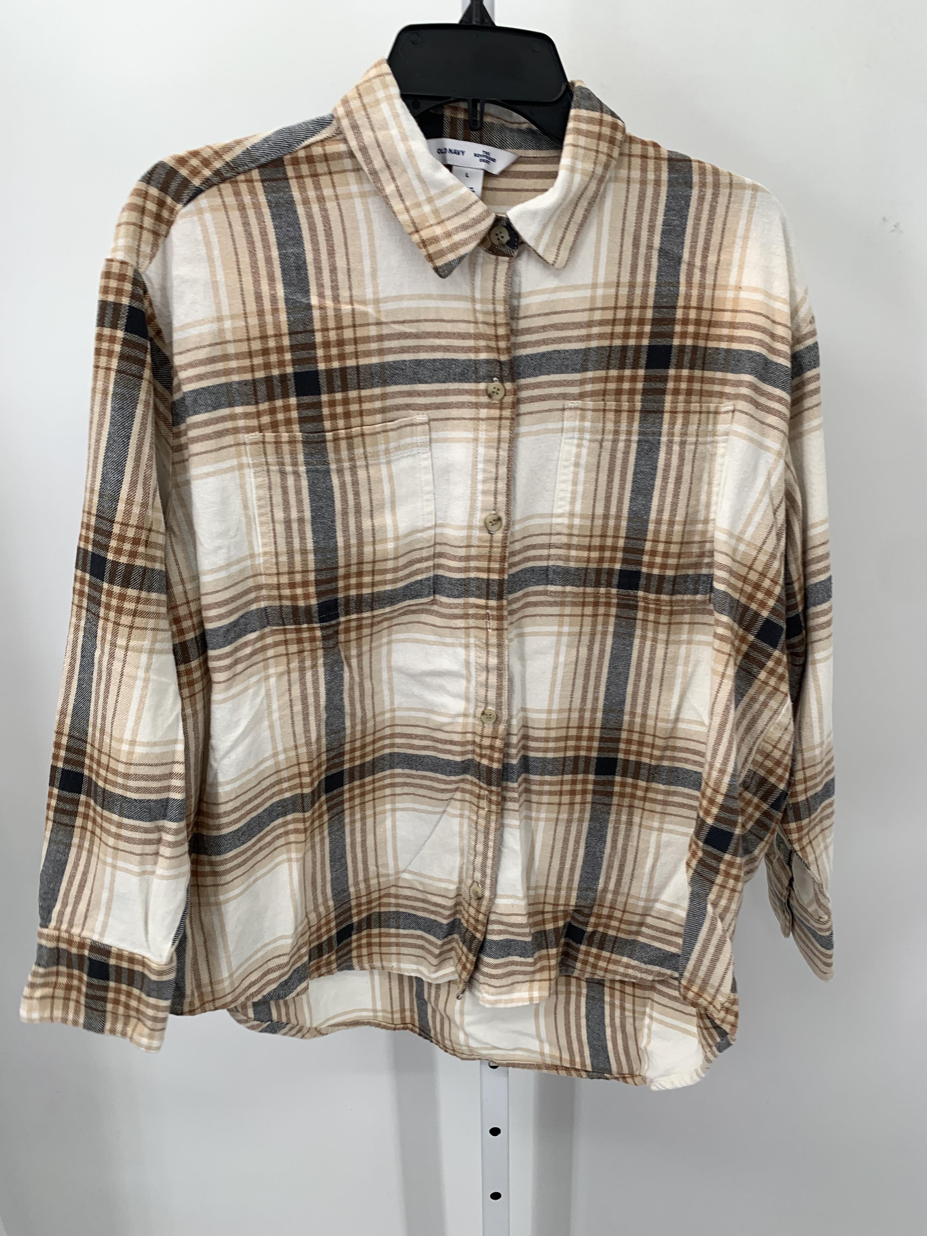 Old Navy Size Large Misses Long Sleeve Shirt