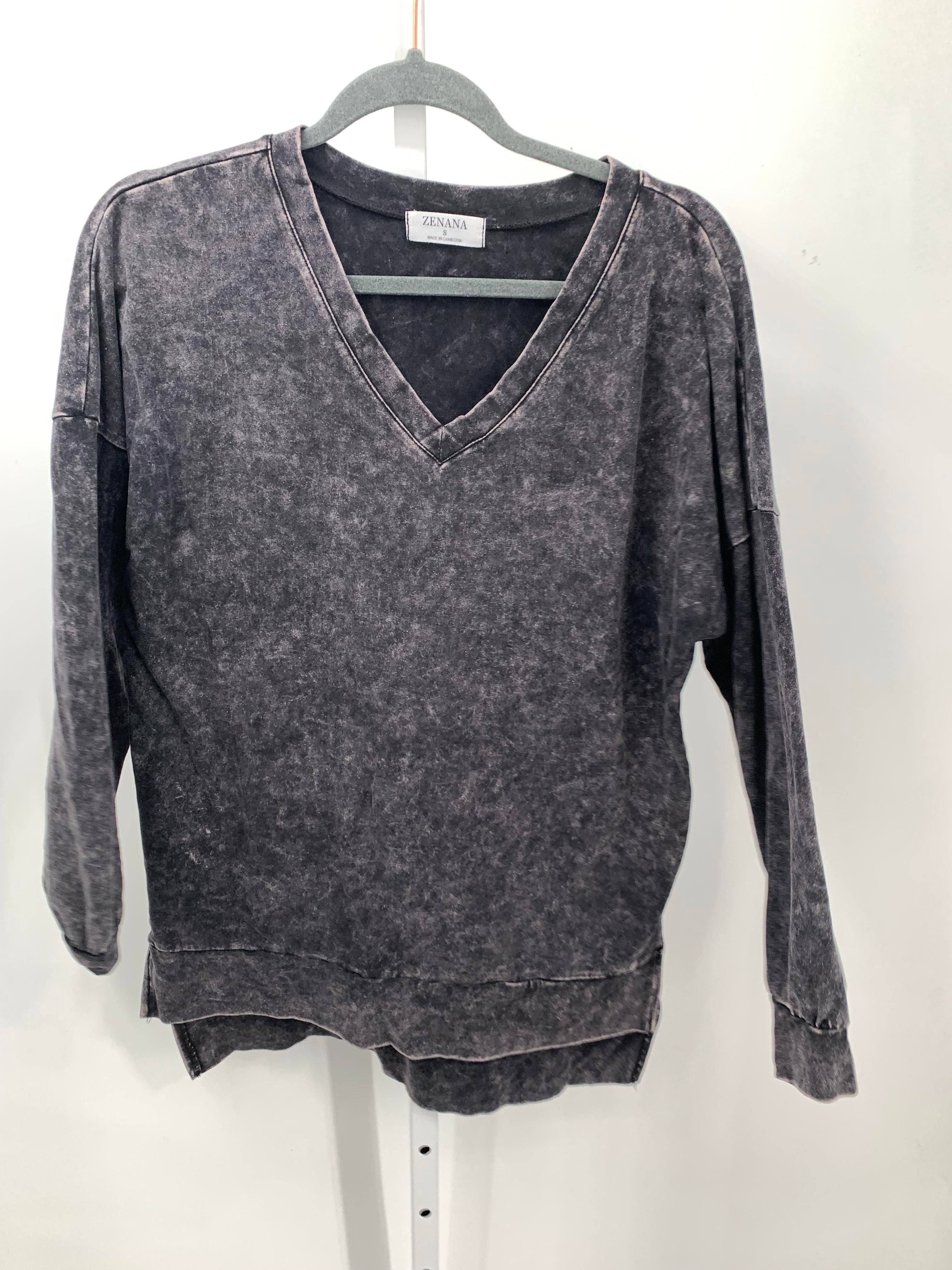 Zenana Size Small Misses Long Sleeve Shirt