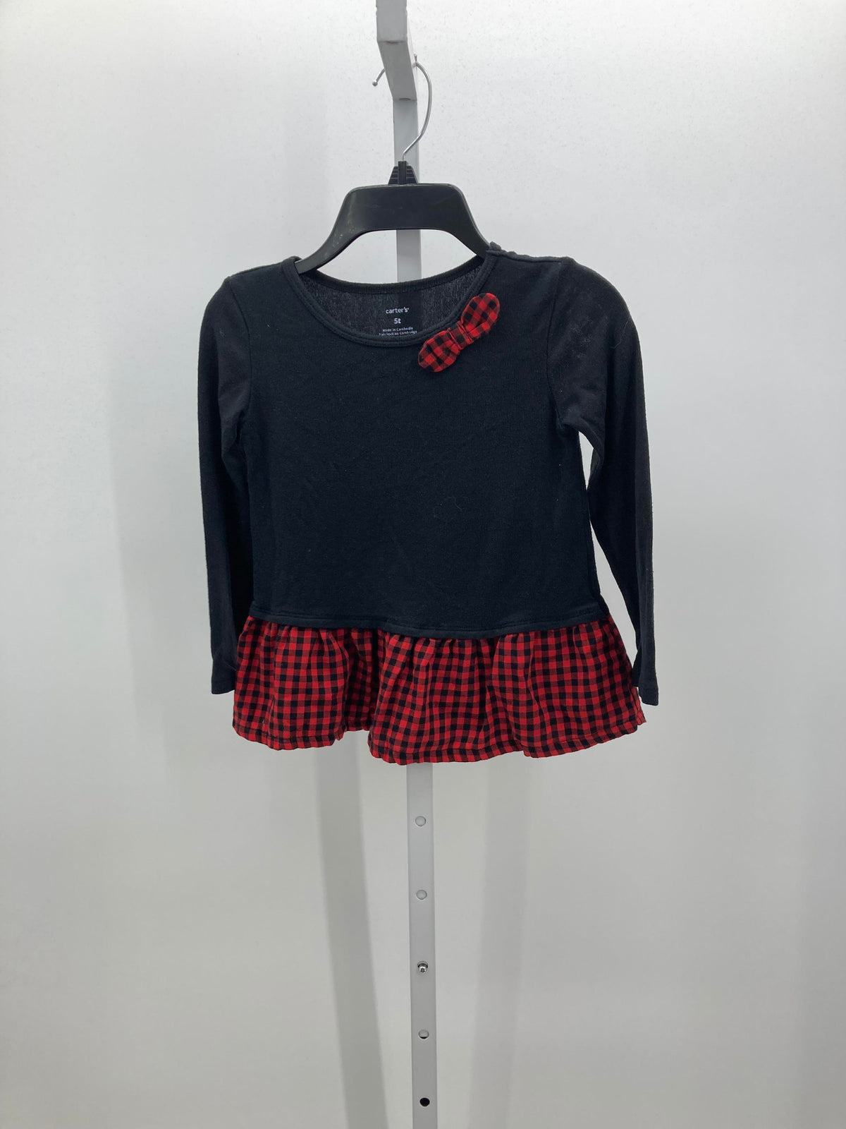 Carters Size 5T Girls Long Sleeve Shirt