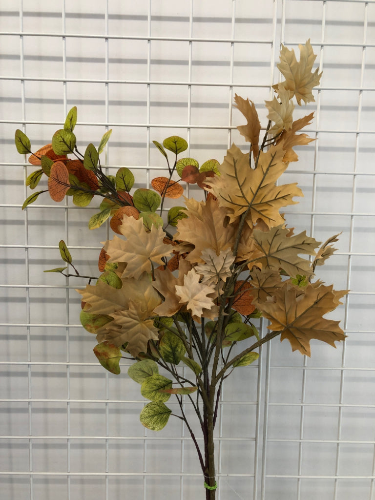 FAUX FALL LEAVES VASE FILLER.