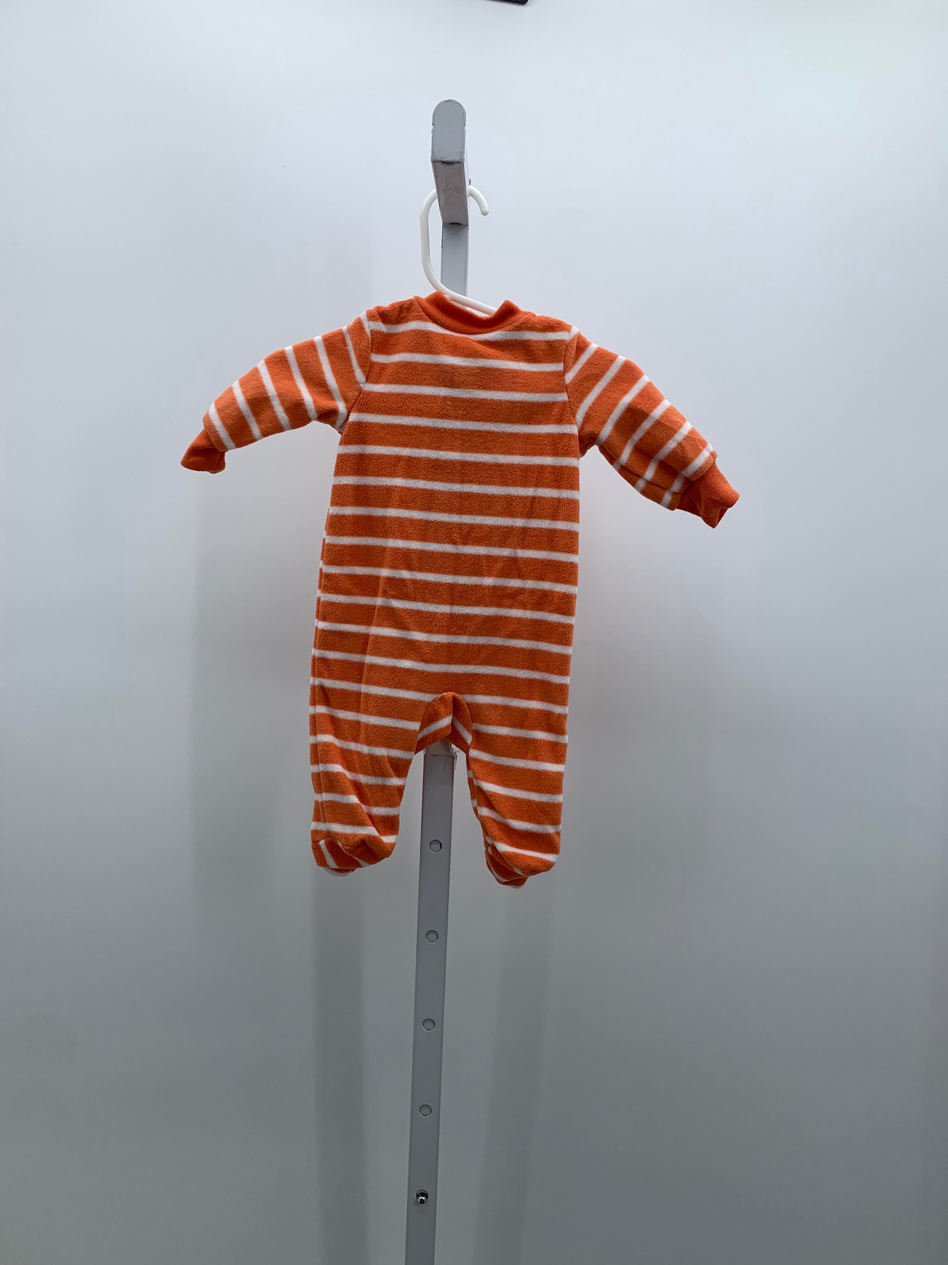 FLEECE ROMPER PUMPKIN