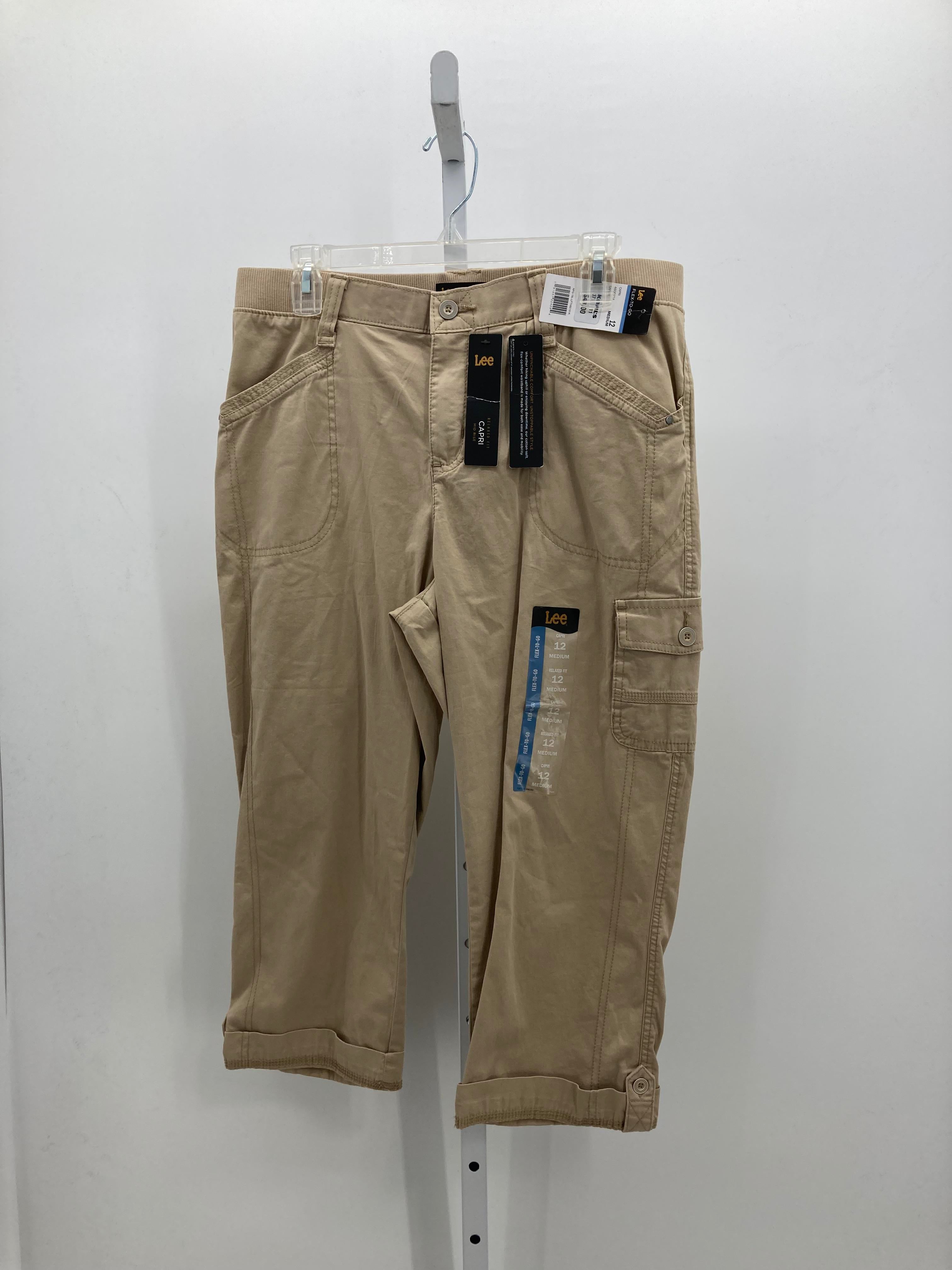 Lee Size 12 Misses Capri Pants
