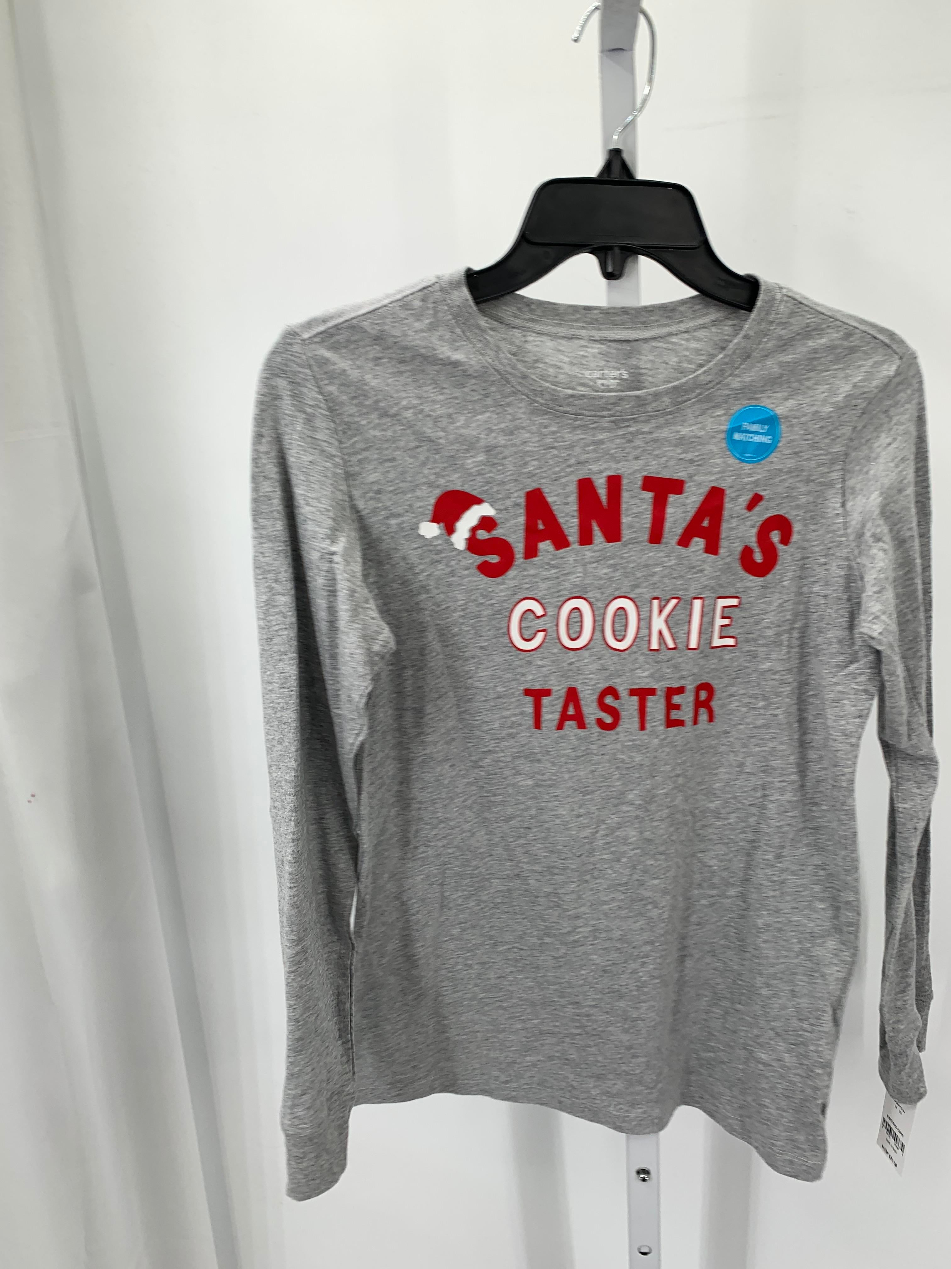NEW LONG SLV SHIRT SANTA'S COOKIE TESTER