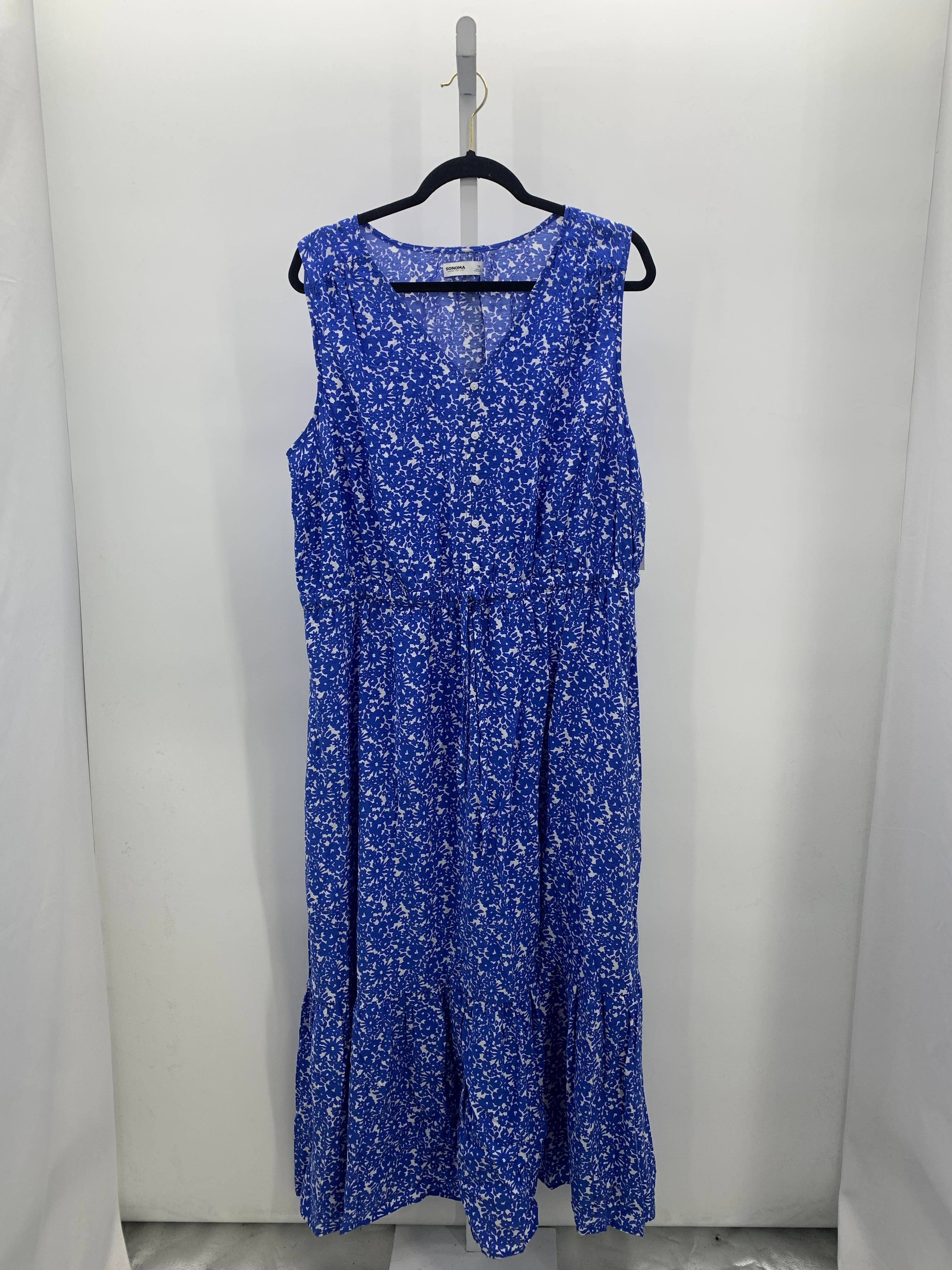 Sonoma Size 1X Womens Sleeveless Dress