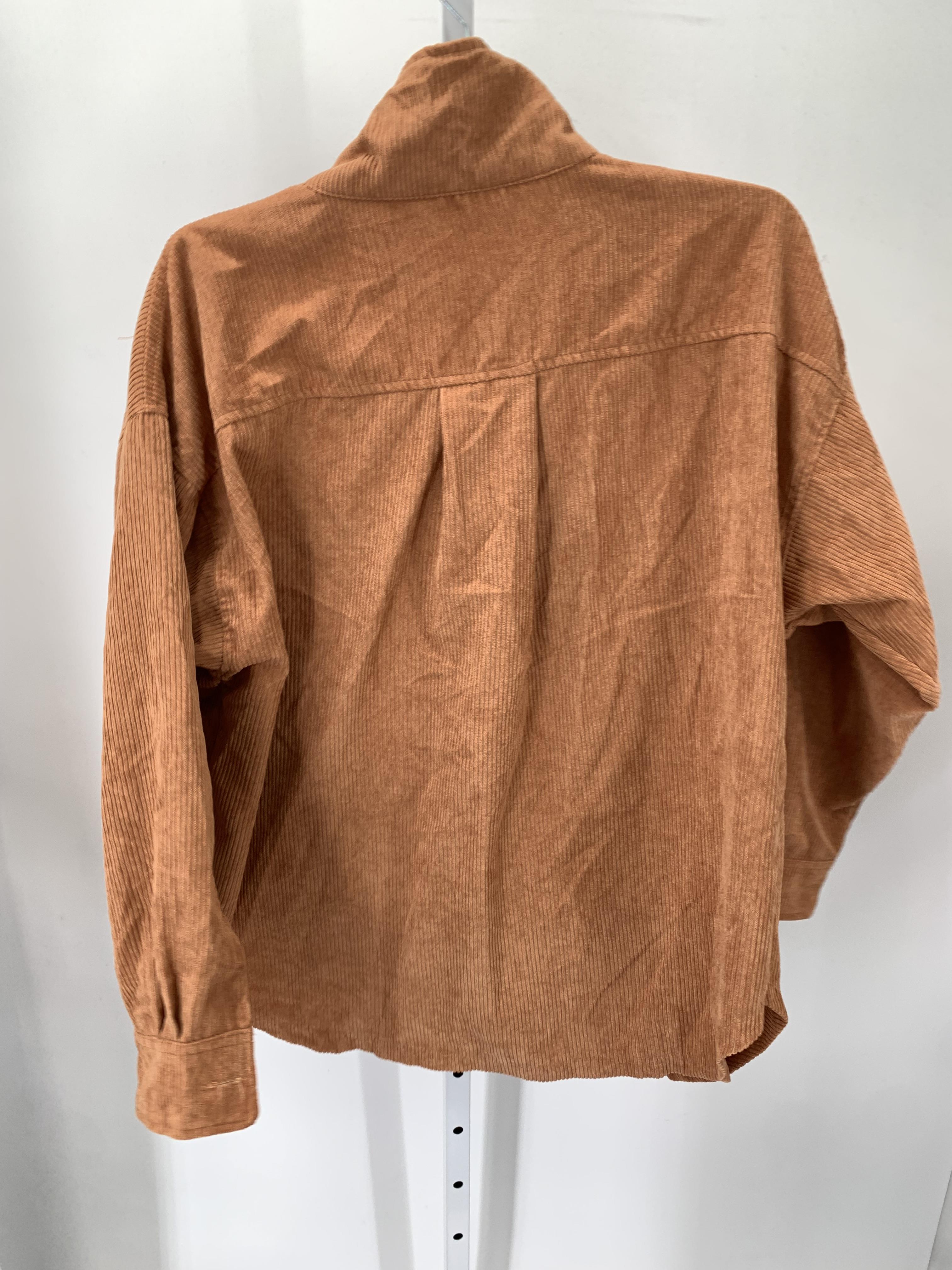 Zenana Size Medium Misses Long Sleeve Shirt