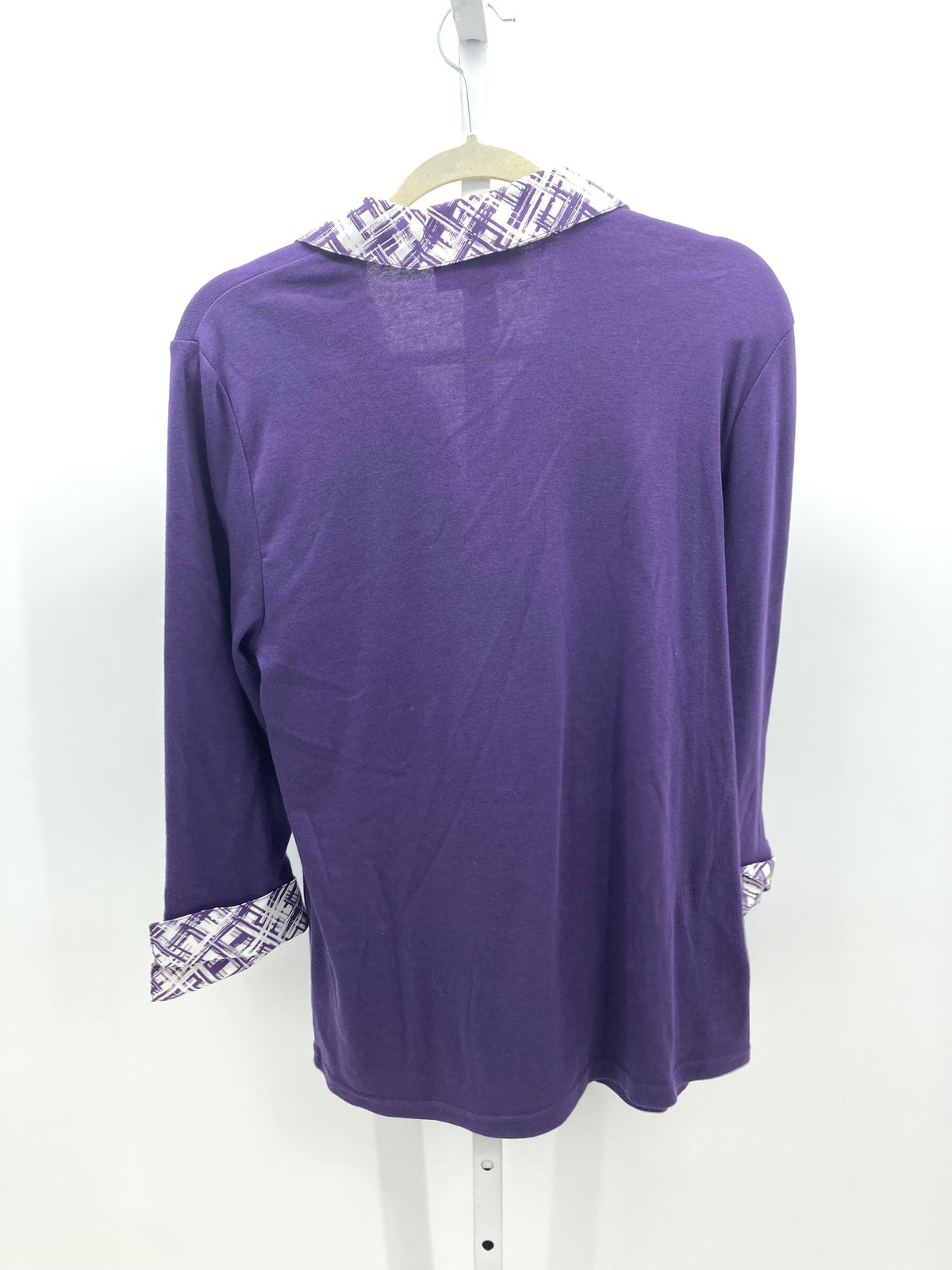 Karen Scott Size Extra Large Misses 3/4 Sleeve Shirt