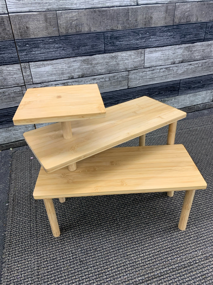 3 TIER BAMBOO PLANT STAND.