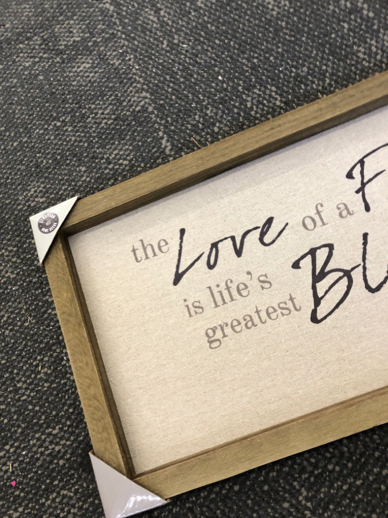 THE LOVE WALL HANGING.
