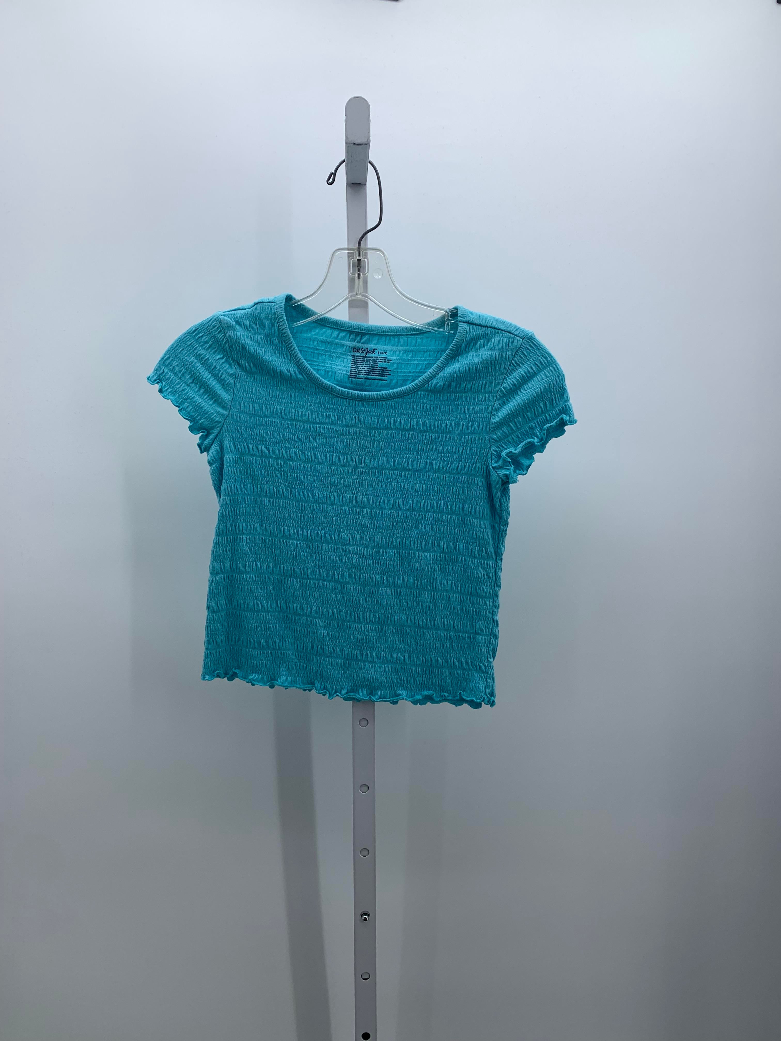 Cat & Jack Size 6-7 Girls Short Sleeve Shirt