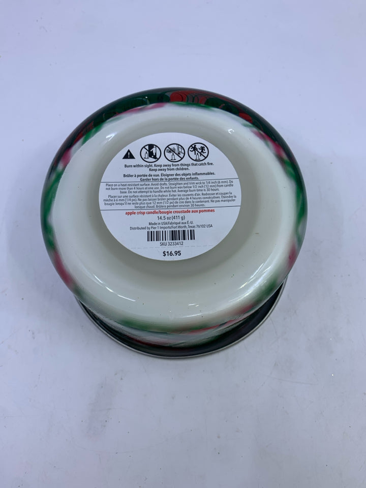 APPLE CRISP PIER ONE CANDLE.