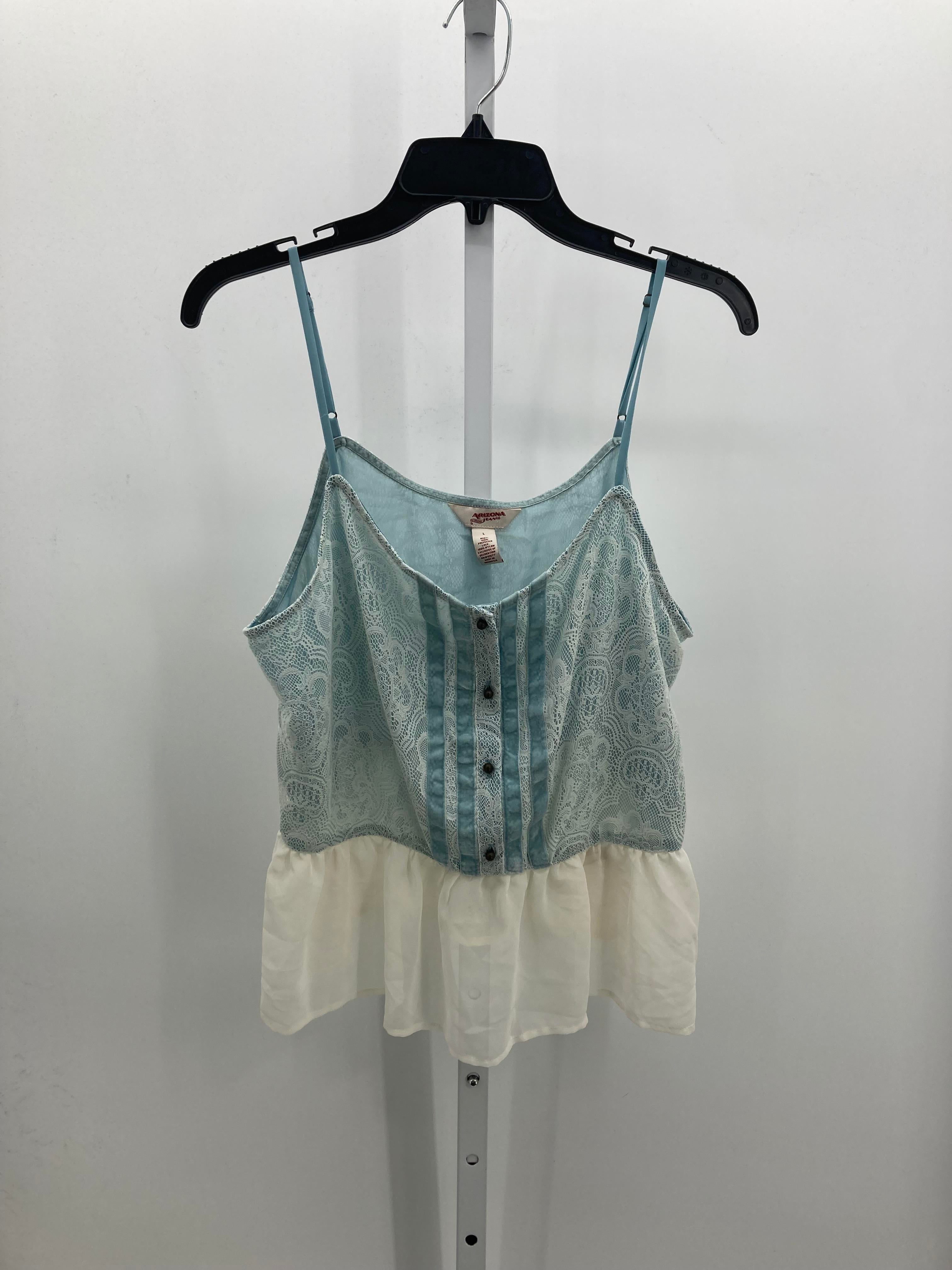 Arizona Size Large Juniors Sleeveless Shirt
