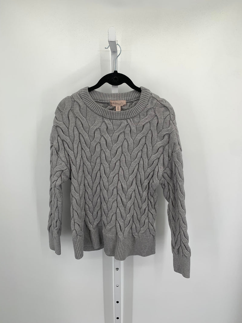 philosophy Size Medium Misses Long Slv Sweater