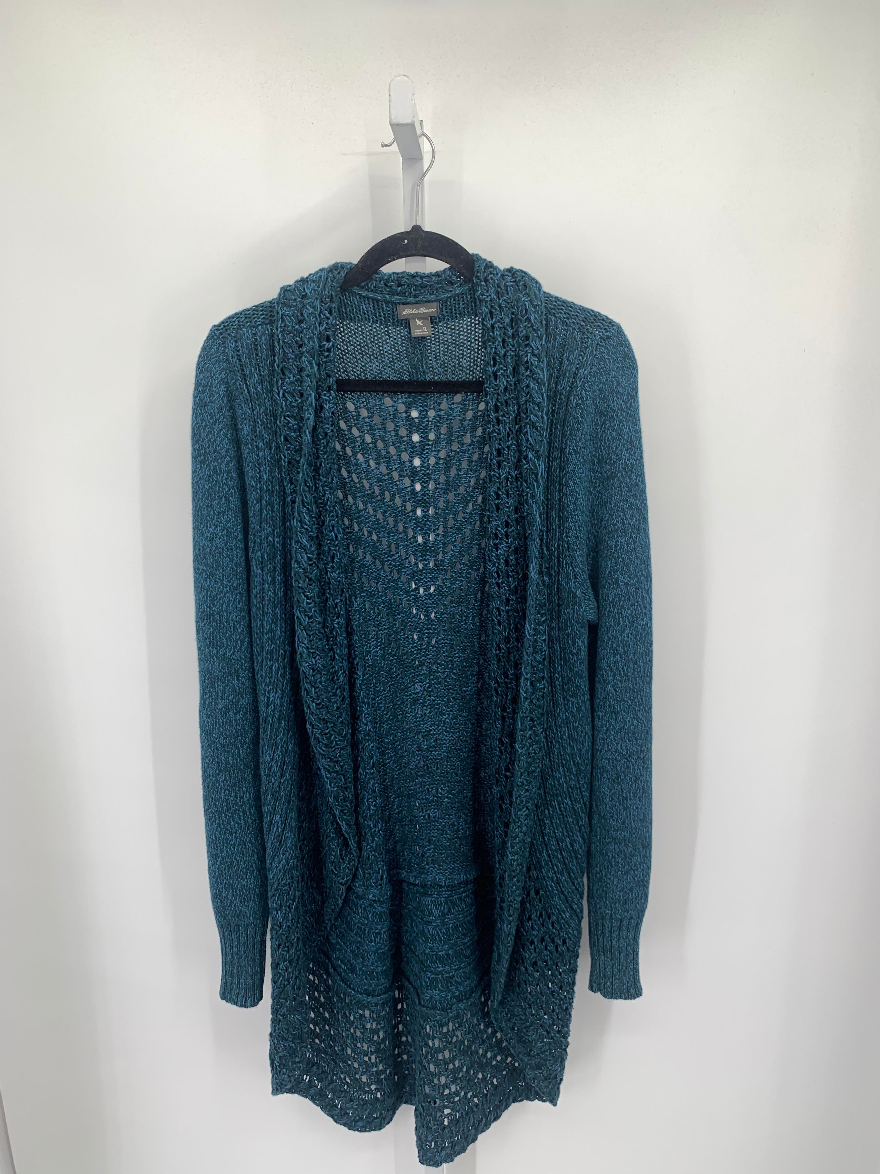 Eddie Bauer Size Large Misses Cardigan