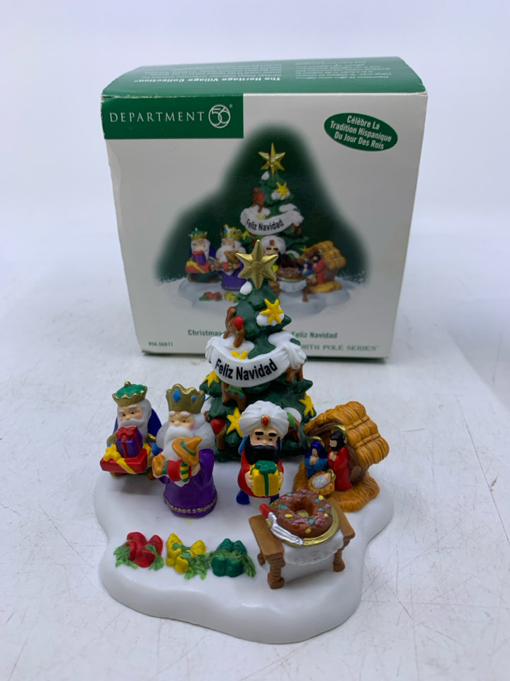 FELIZ NAVIDAD- CHRISTMAS AROUND THE WORLD- DEPT 56.