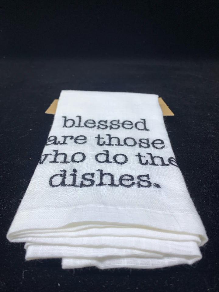 NIP BLESSED ARE THOSE TEA TOWEL