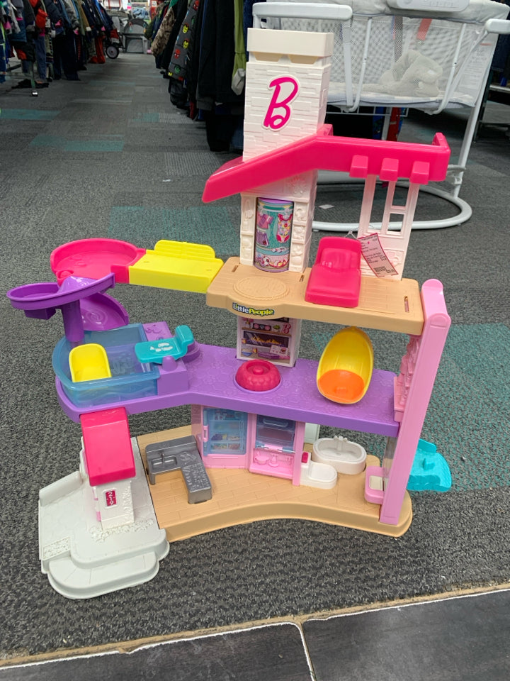 Fisher-Price Little People Barbie Little Dreamhouse Interactive Playset